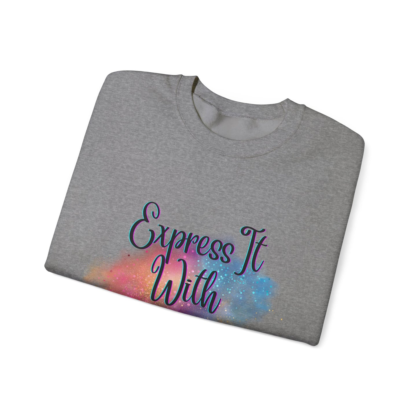 Express It Espresso Unisex Heavy Blend™ Crewneck Sweatshirt