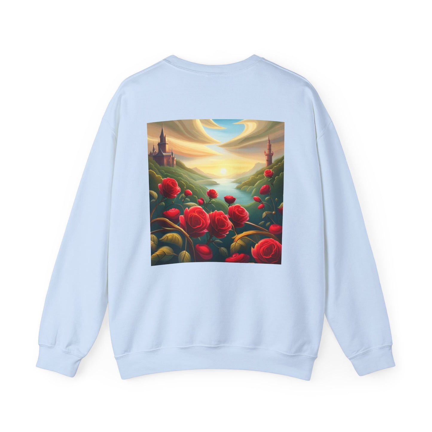 Far Away Fairytales Unisex Heavy Blend™ Crewneck Sweatshirt, Cozy Winter Wear, Fairytales Clothing, Storybook Fashion, Gift For Book Lovers