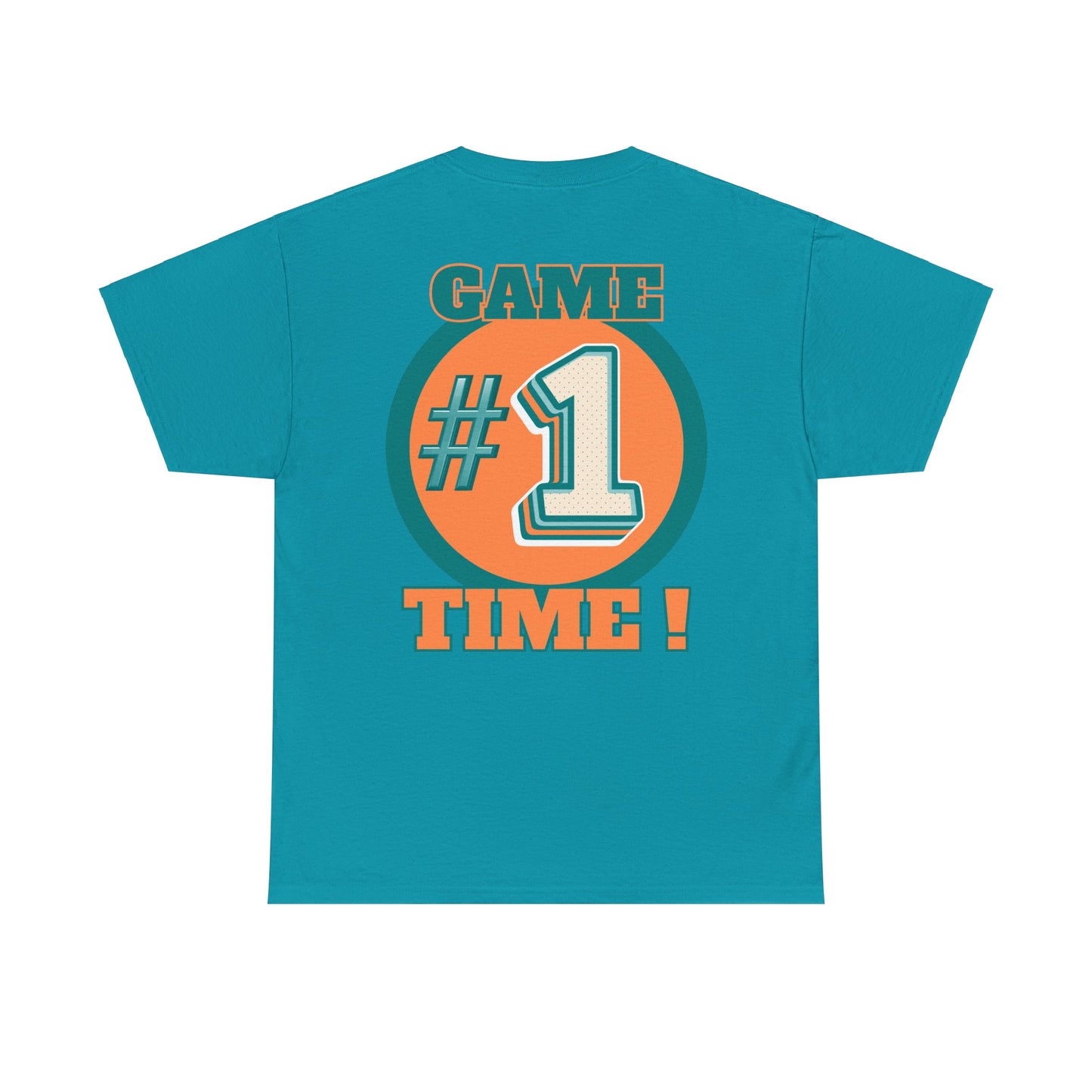 Miami Dolphins NFL Inspired Game Time Unisex Heavy Cotton Tee, Fantasy Football, Superbowl