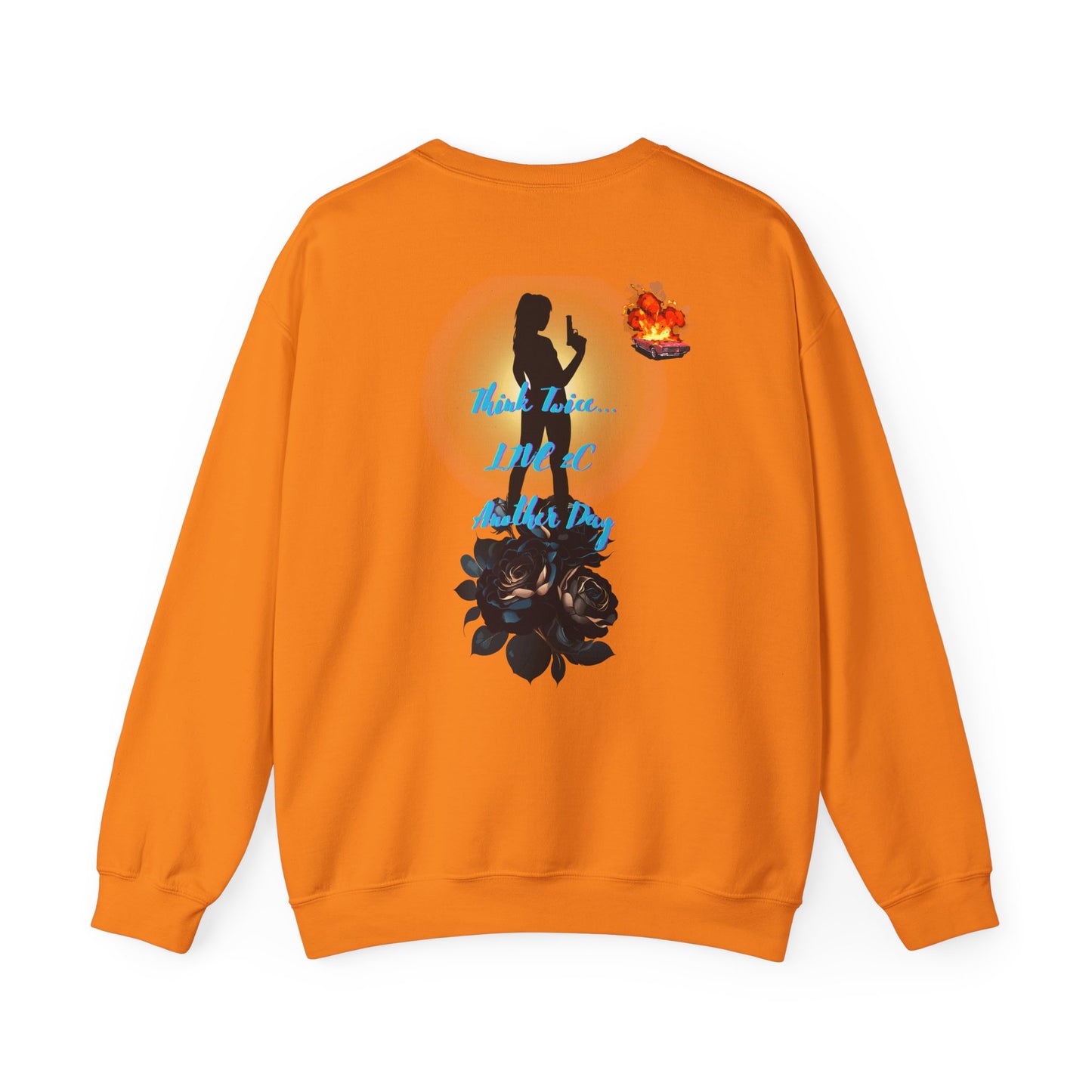 Pistol Whipped Unisex Heavy Blend Crewneck Sweatshirt, Trendy Streetwear Fashion, Street Style, Graphic Sweatshirt, Streetwear Fashion