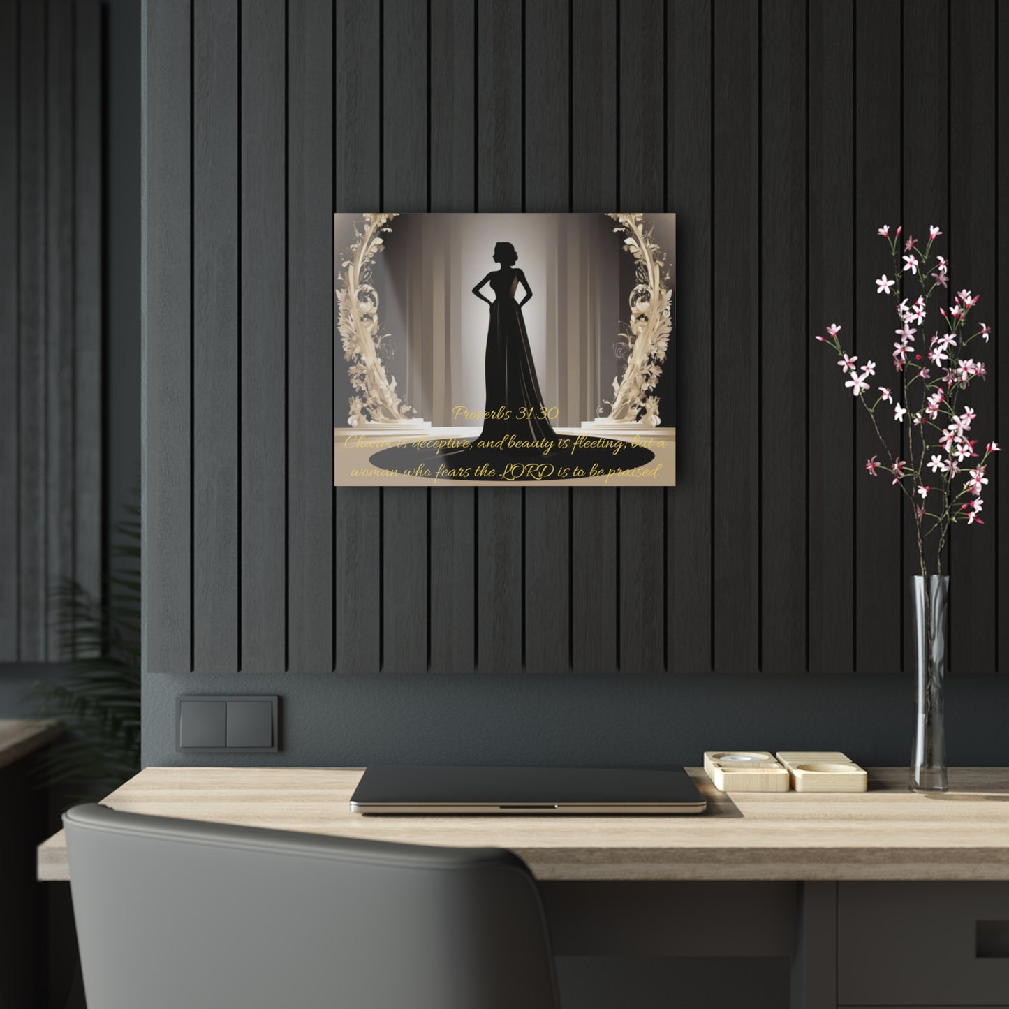 Religious Acrylic Prints - Woman who fears the Lord Proverbs 31:30