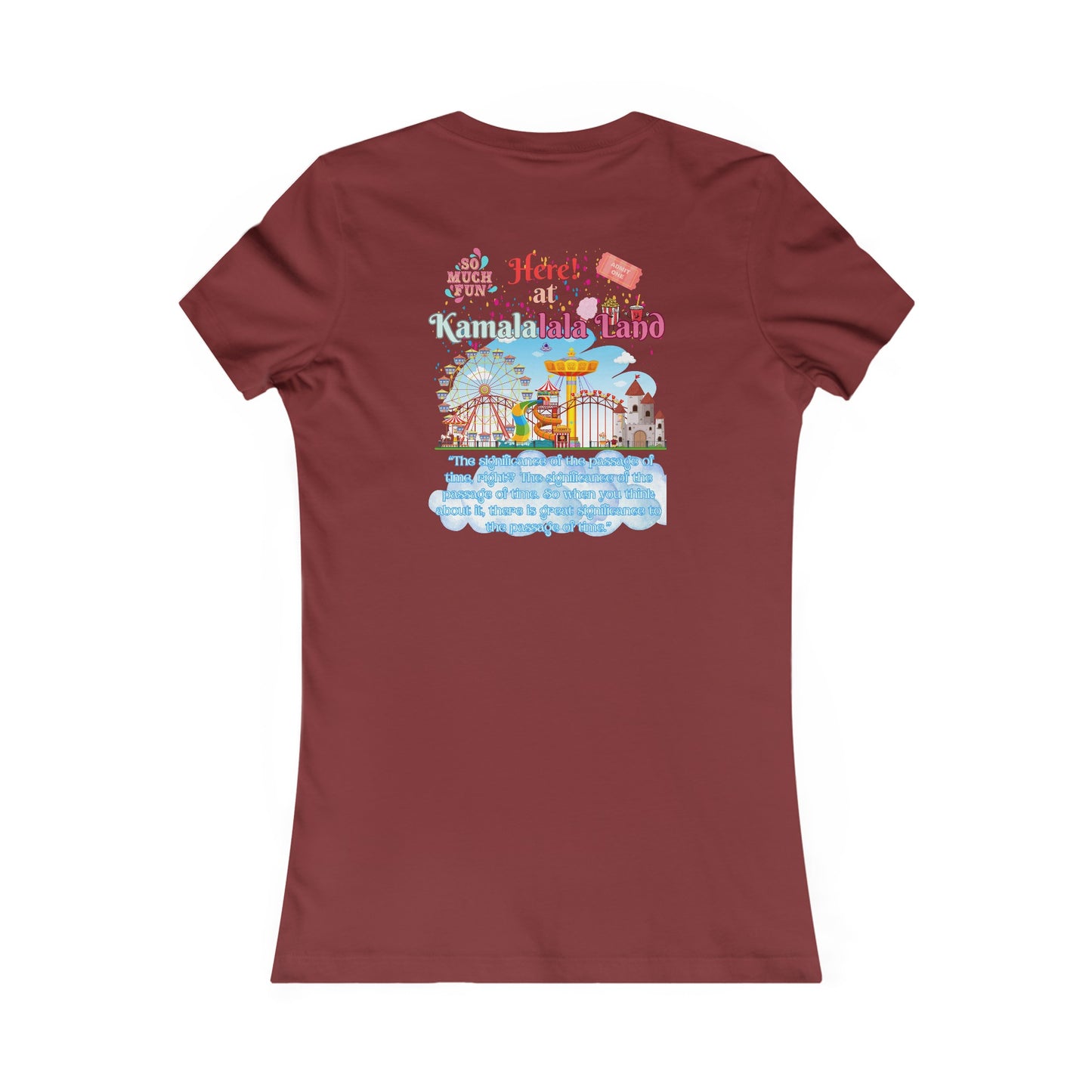 Kamala Lalaland Women's Favorite Tee, Election 2024 Presidential Candidate, Political Shirt, Political Fashion, Statement Tee, 2024 Election