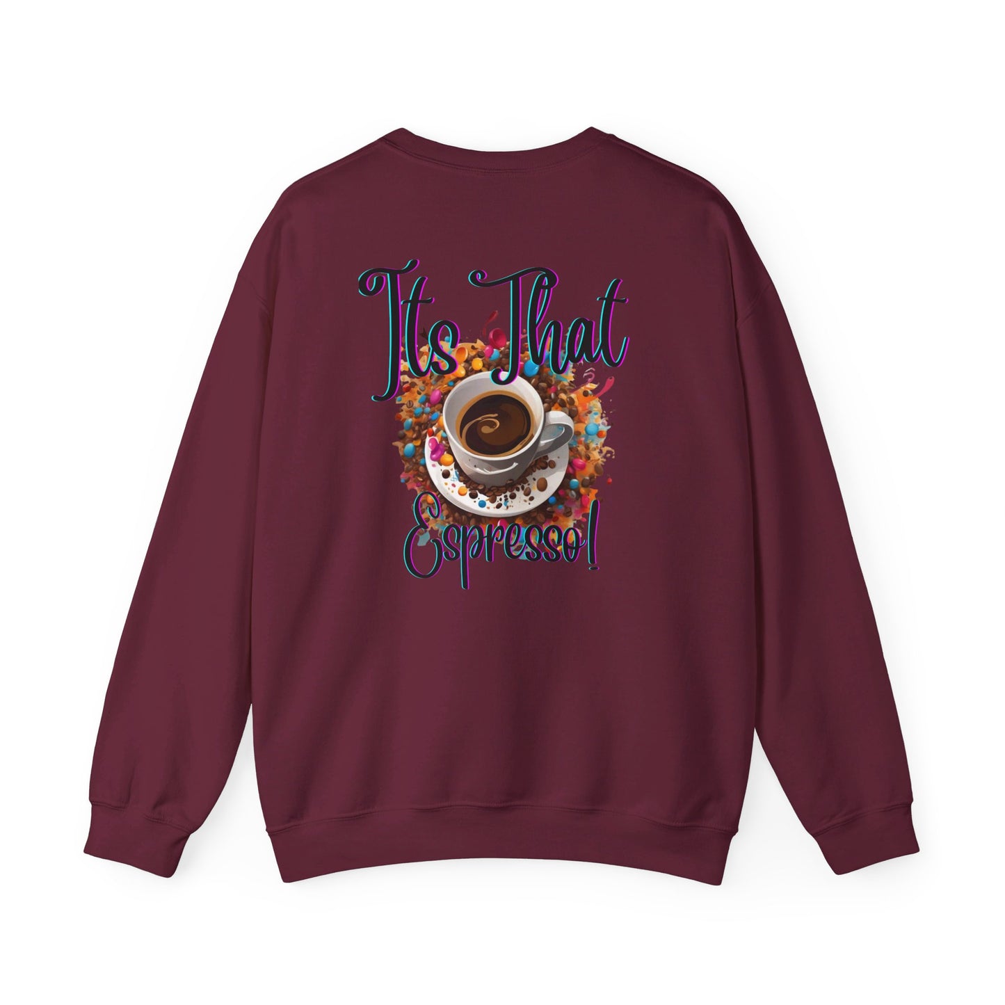 Seeing in HD Espresso Unisex Heavy Blend™ Crewneck Sweatshirt