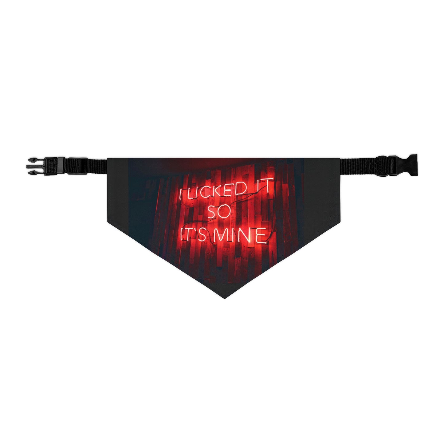 Lick Claim Pet Bandana Collar