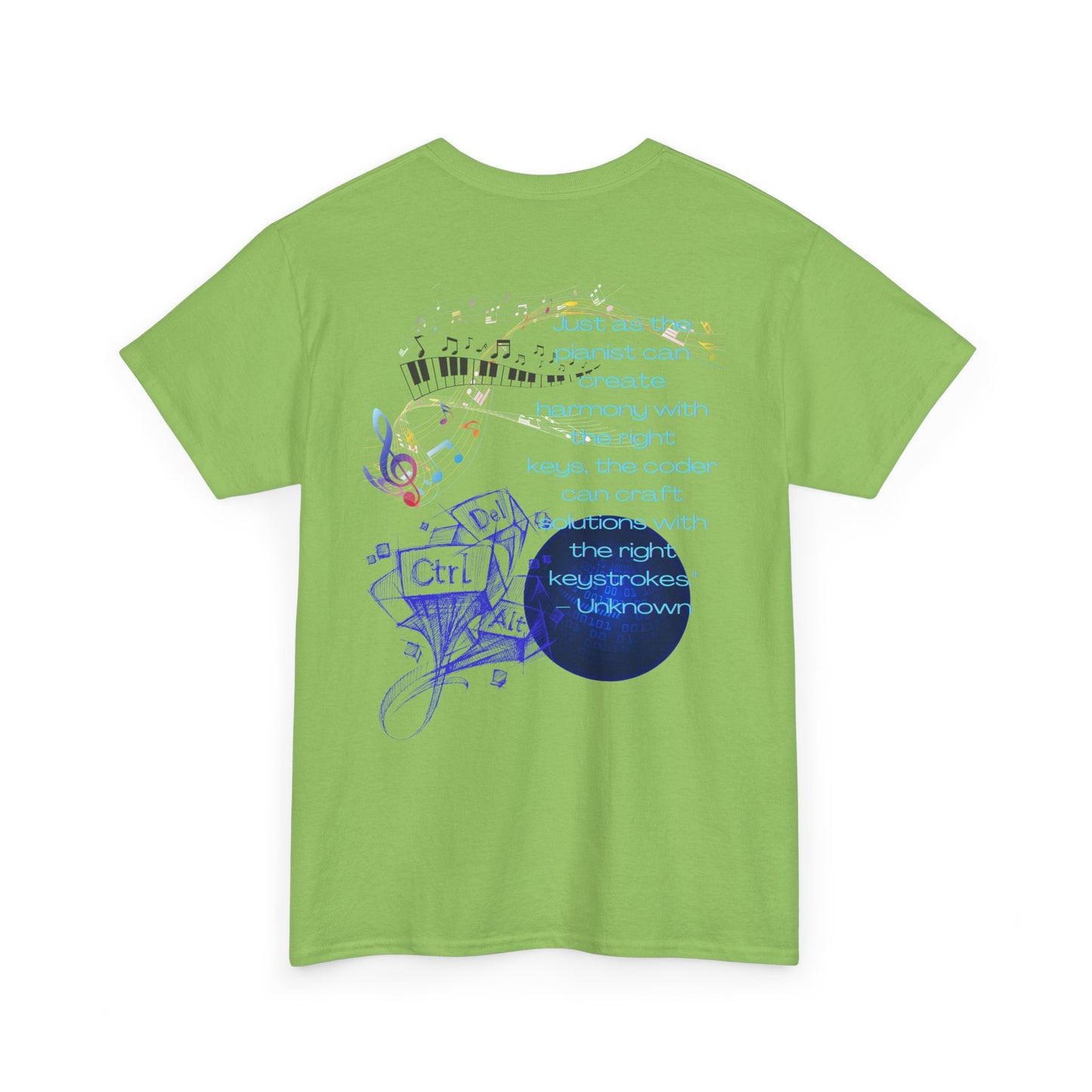 The Right Keys Unisex Tee, Pianist and Coder Gift, Music and Tech Lover Shirt, Programmer and Musician Top, Keyboardist