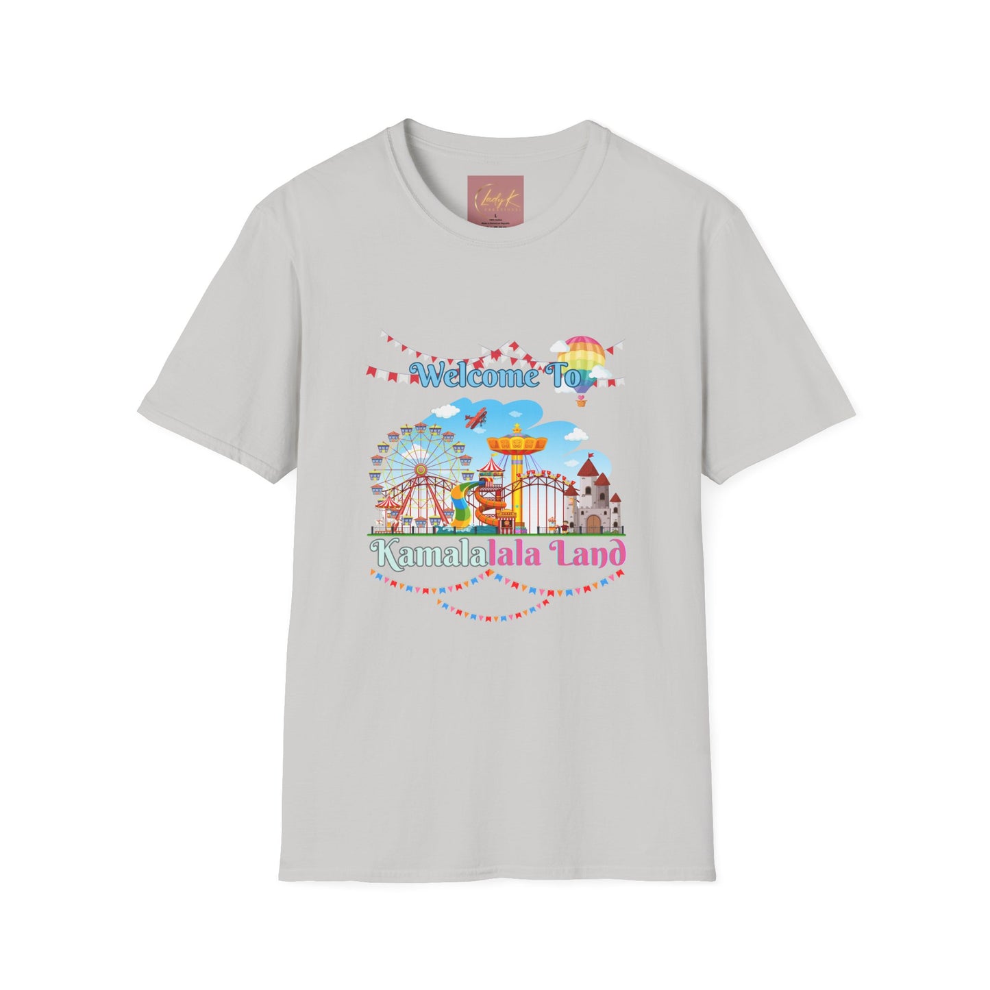 Kamala lalaland Unisex Soft-style T-shirt, Presidential Candidate Unisex Softstyle T-Shirt, Election 2024, Election Season, USA Politics, Equality Shirt