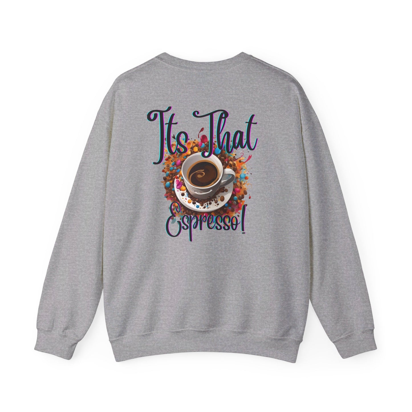 Seeing in HD Espresso Unisex Heavy Blend™ Crewneck Sweatshirt