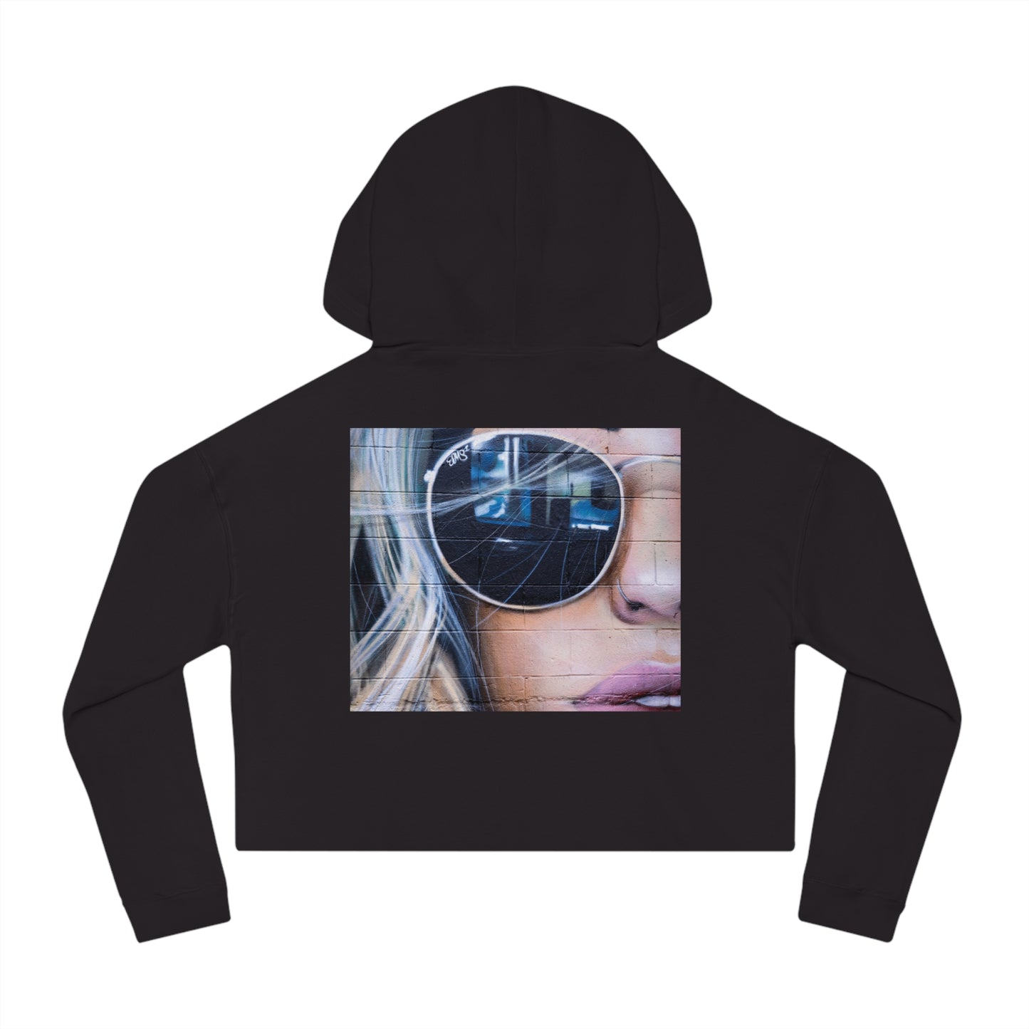 Sunglass Chic Crop Hoodie