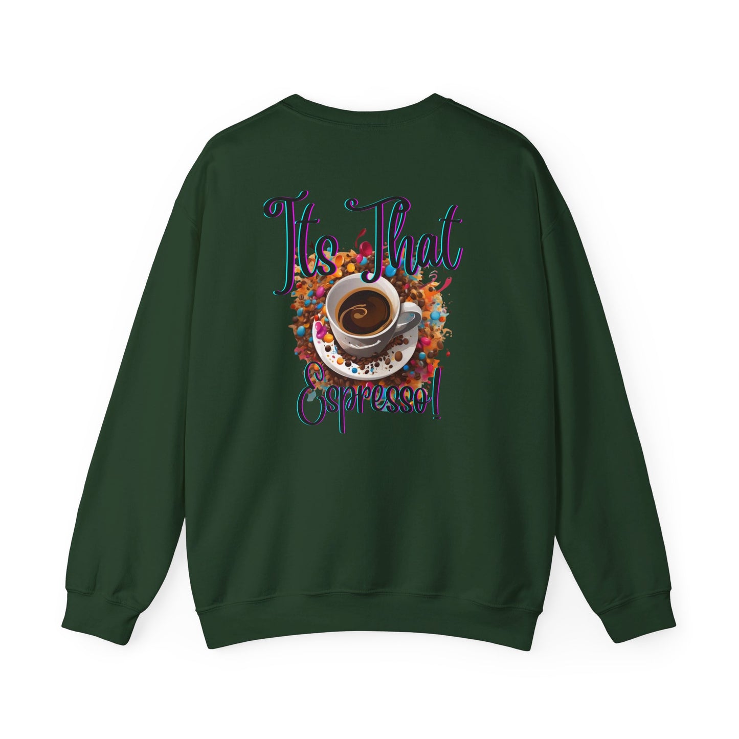 Seeing in HD Espresso Unisex Heavy Blend™ Crewneck Sweatshirt