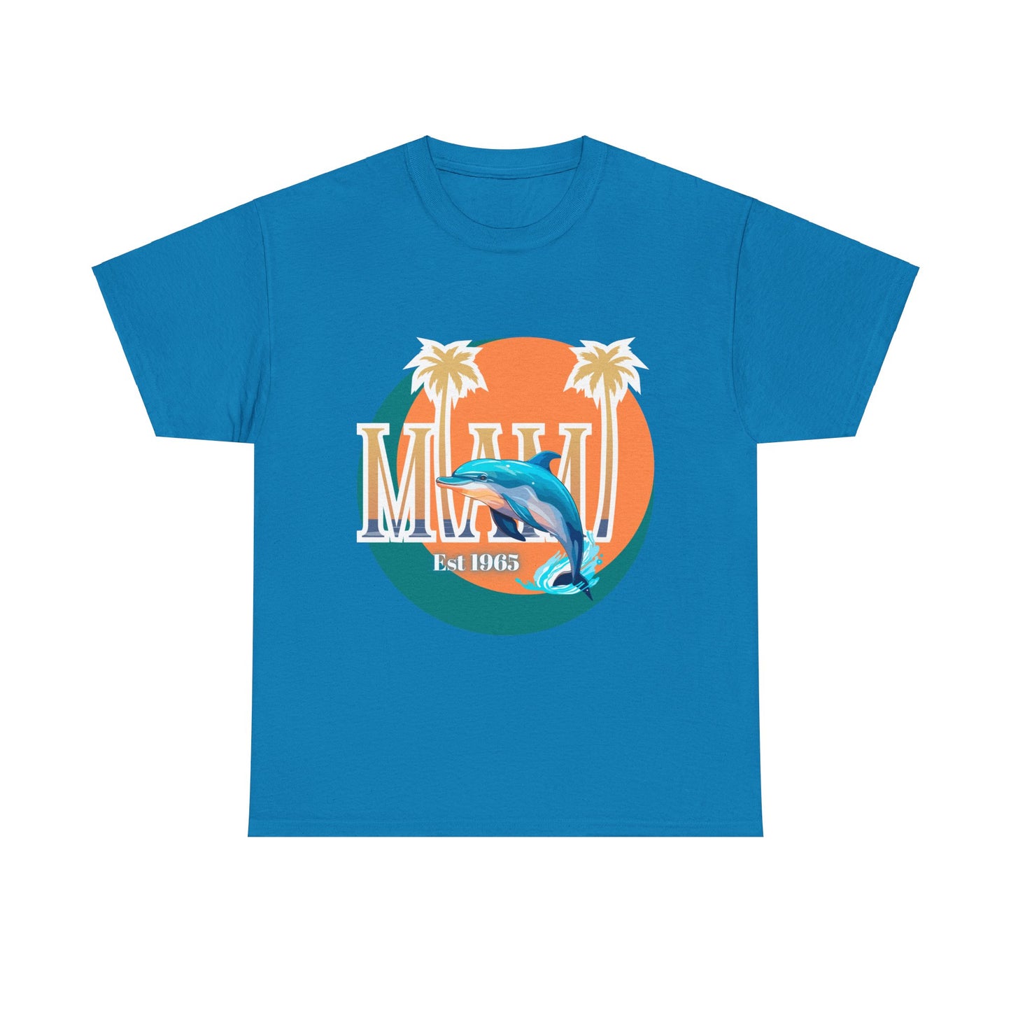 Miami Dolphins NFL Inspired Game Time Unisex Heavy Cotton Tee, Fantasy Football, Superbowl