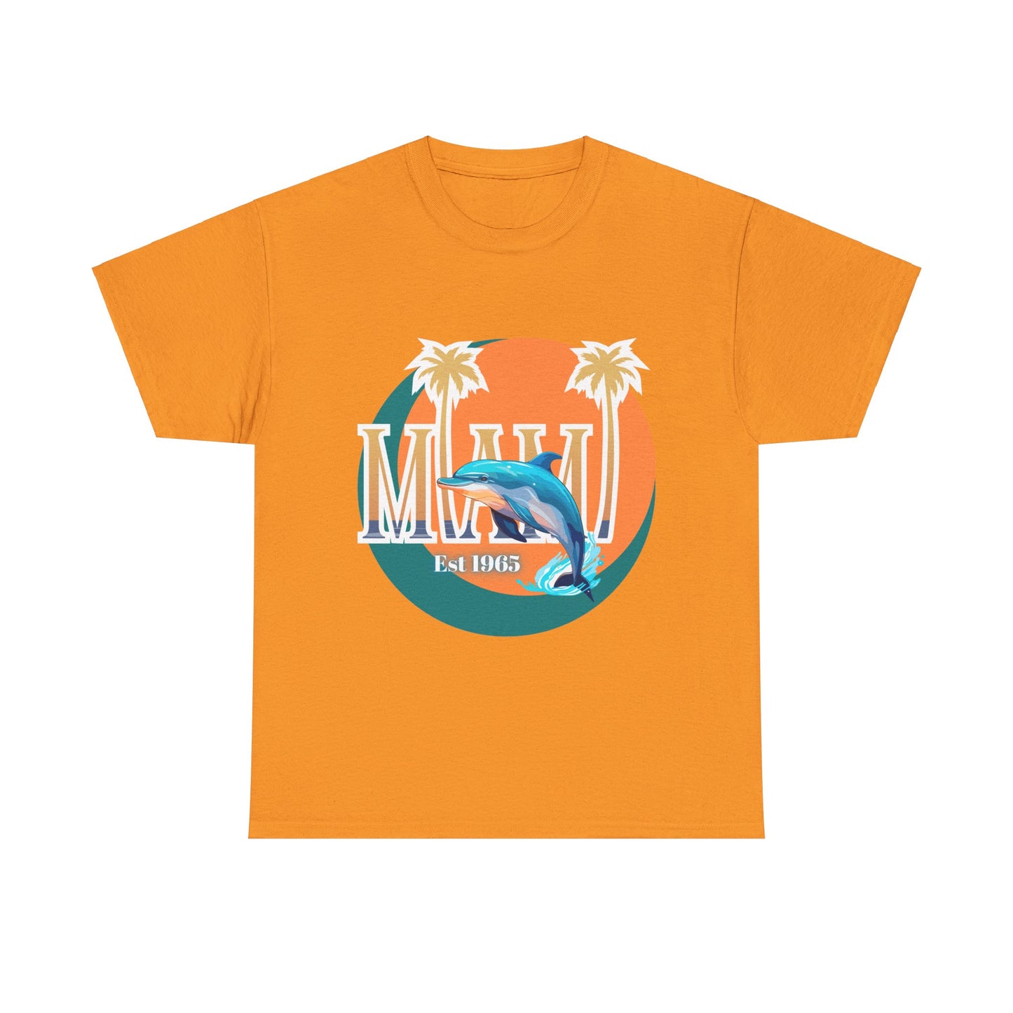 Miami Dolphins NFL Inspired Game Time Unisex Heavy Cotton Tee, Fantasy Football, Superbowl