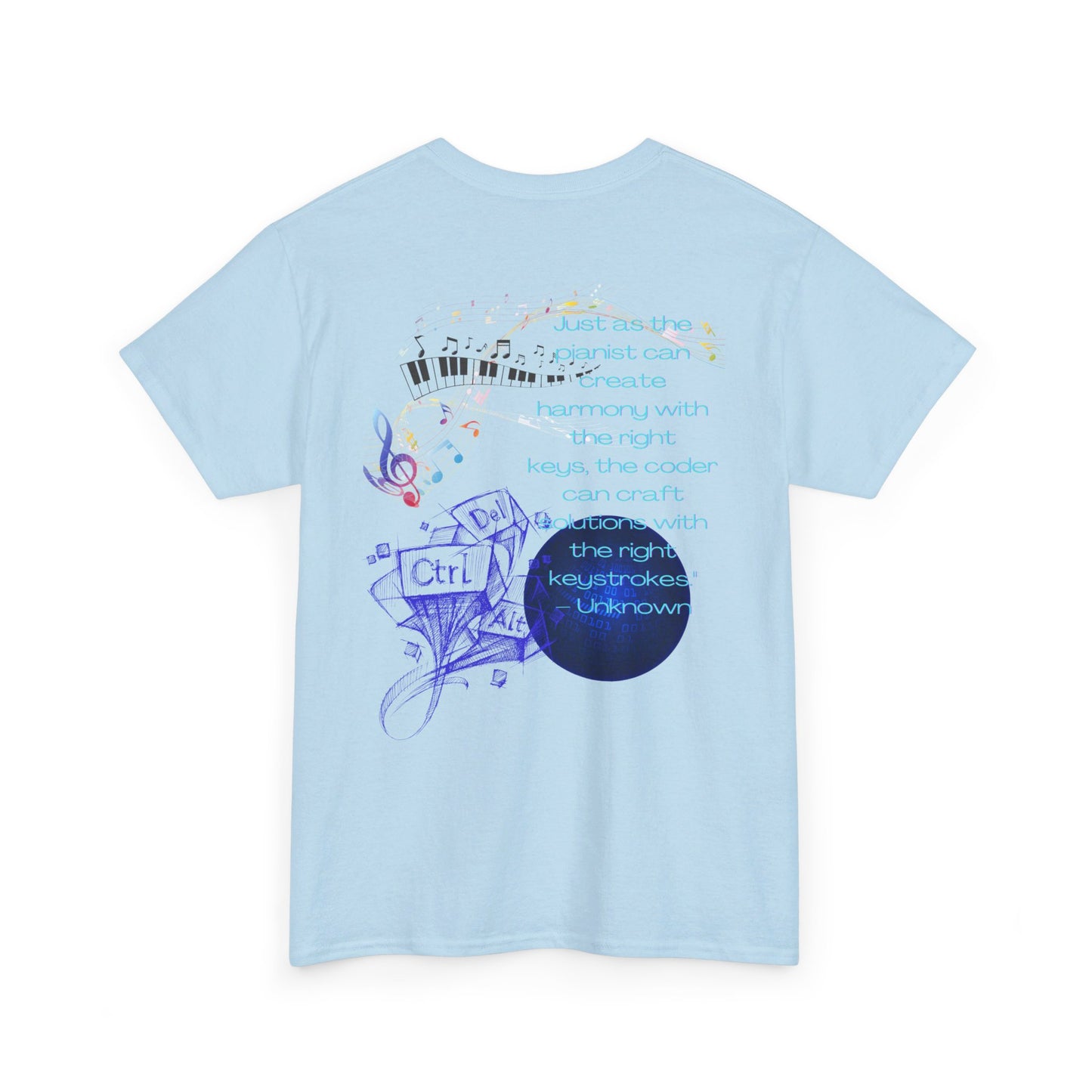 It's All In The Keys Unisex Heavy Cotton Tee