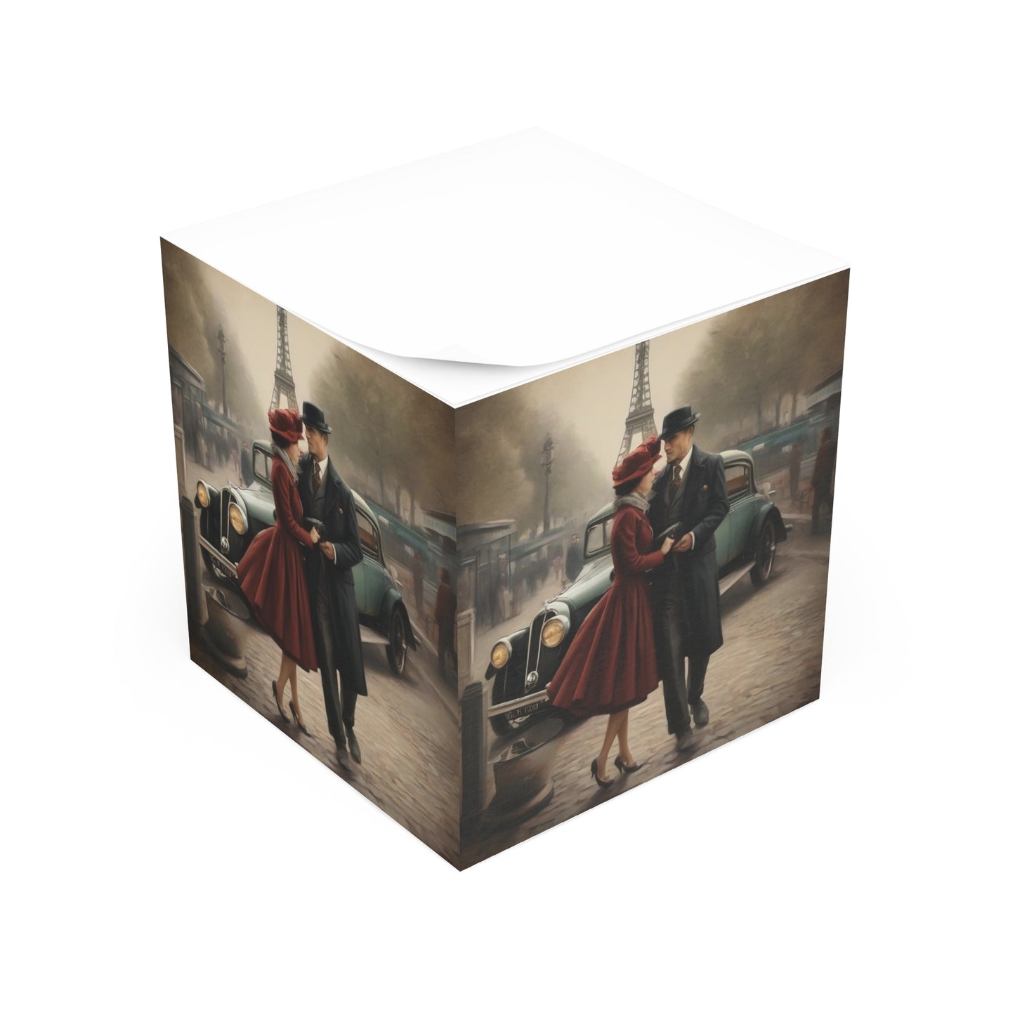 Paris Note Cube