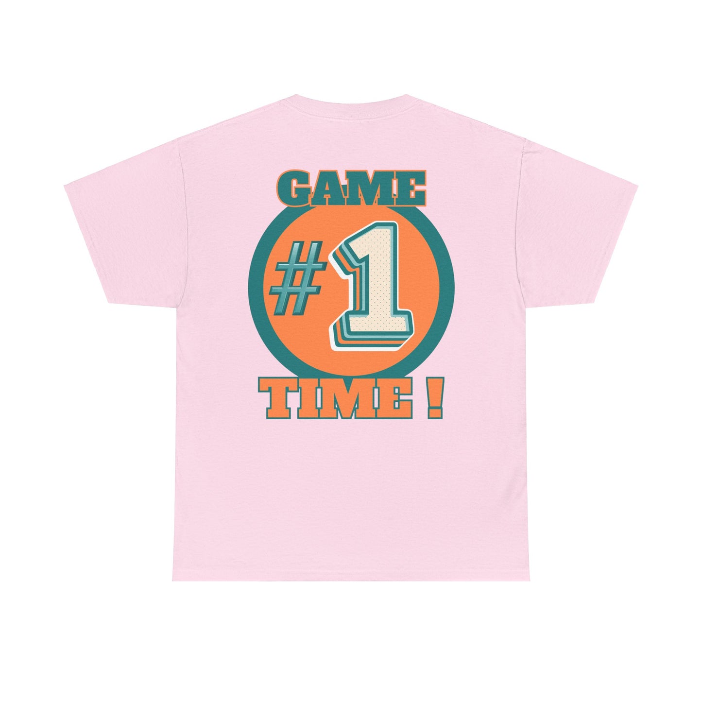 Miami Dolphins NFL Inspired Game Time Unisex Heavy Cotton Tee, Fantasy Football, Superbowl