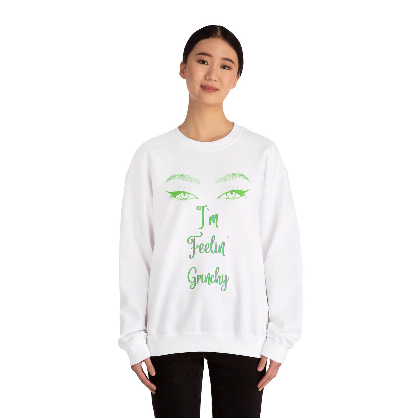 Feelin Grinchy Unisex Heavy Blend™ Crewneck Sweatshirt