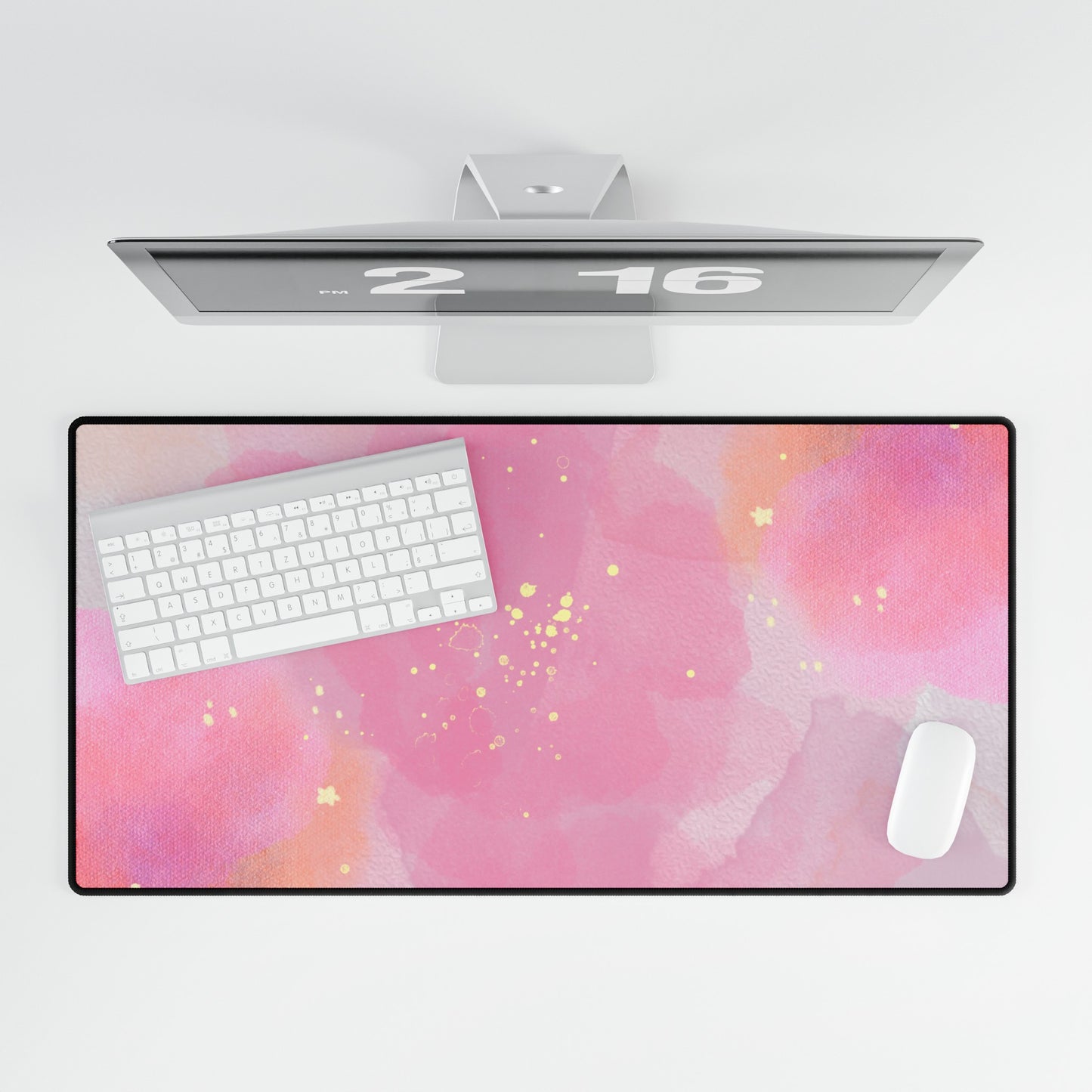 Watermark in Pink Desk Mat | Large Sizes | Office Decor | Desk Accessories