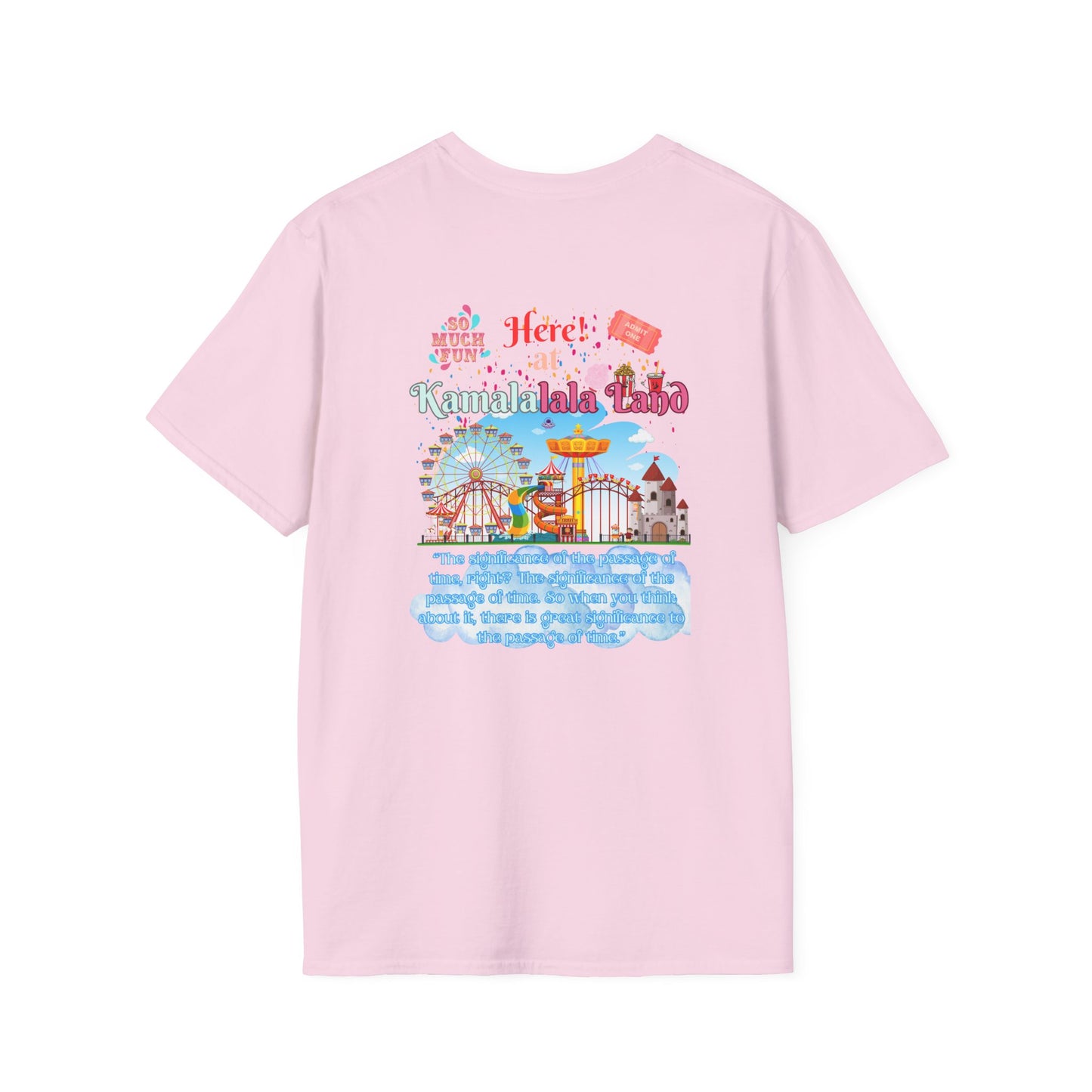 Kamala lalaland Unisex Soft-style T-shirt, Presidential Candidate Unisex Softstyle T-Shirt, Election 2024, Election Season, USA Politics, Equality Shirt