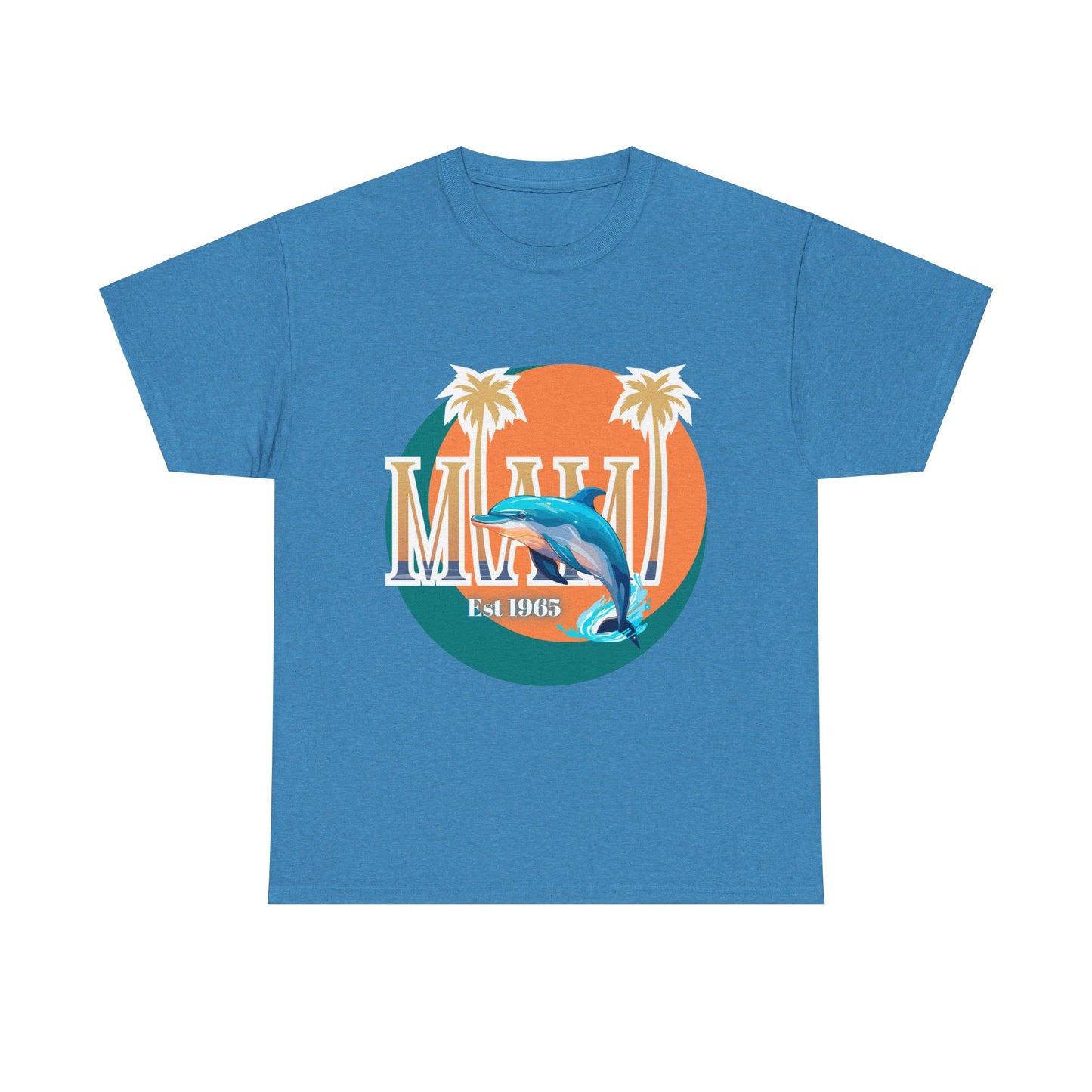 Miami Dolphins NFL Inspired Game Time Unisex Heavy Cotton Tee, Fantasy Football, Superbowl