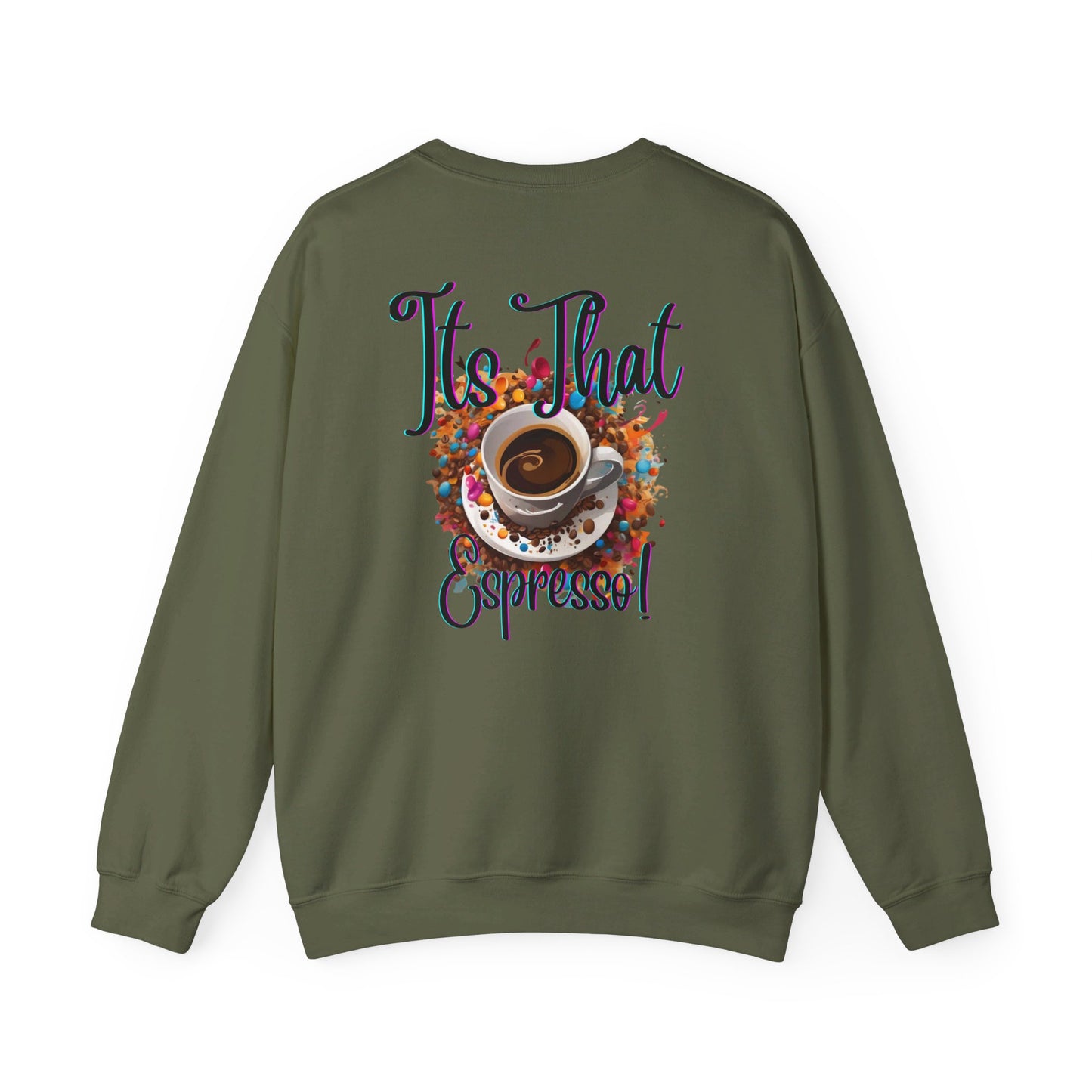 Seeing in HD Espresso Unisex Heavy Blend™ Crewneck Sweatshirt