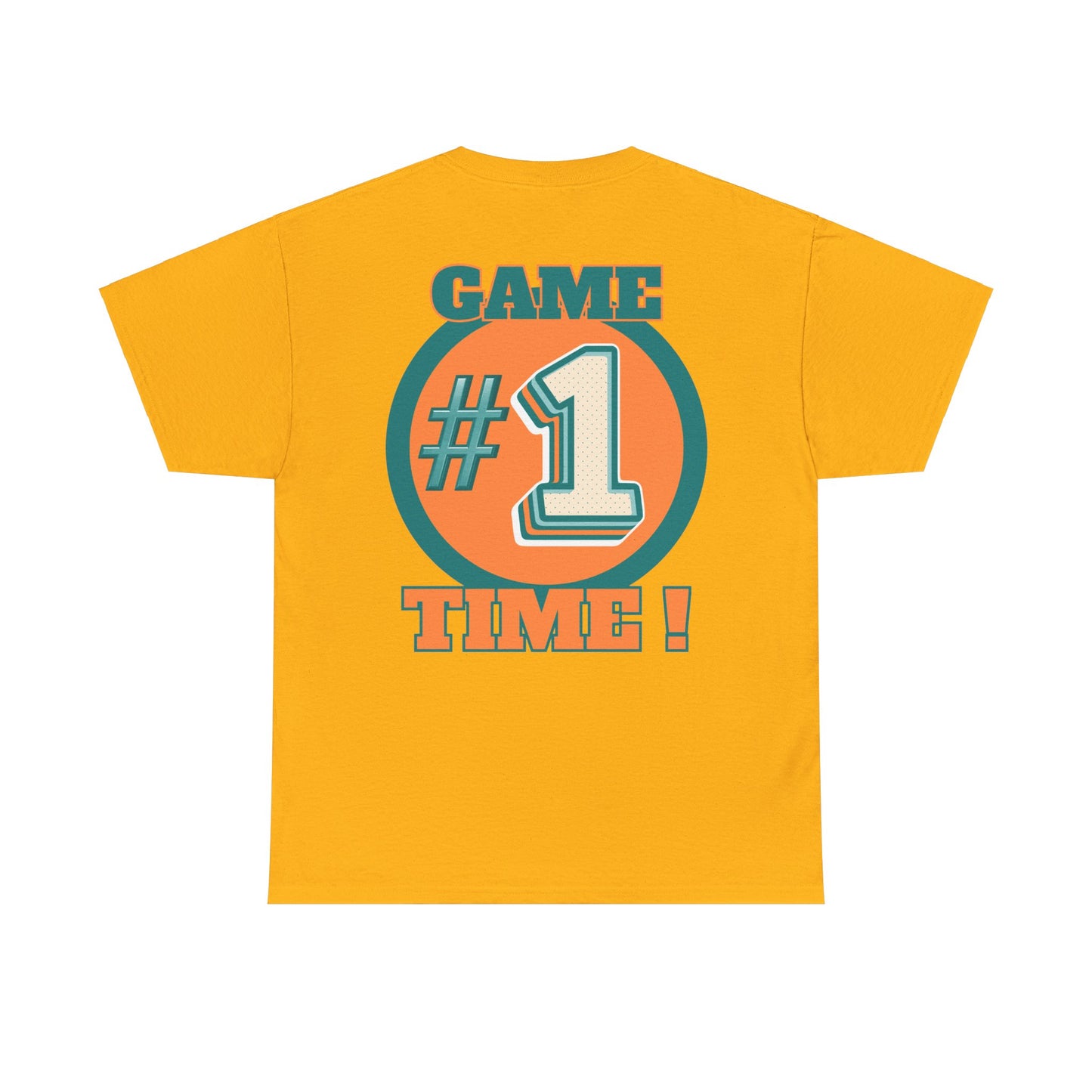 Miami Dolphins NFL Inspired Game Time Unisex Heavy Cotton Tee, Fantasy Football, Superbowl