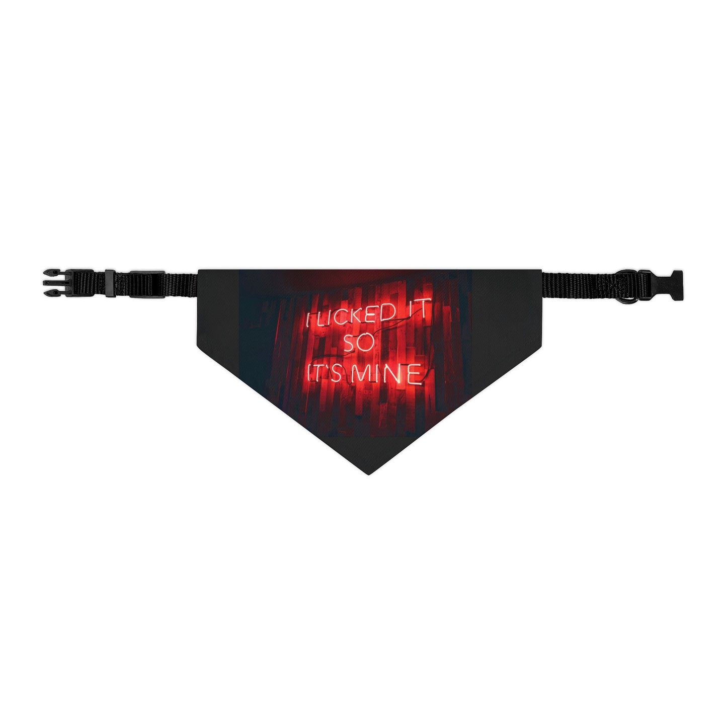 Lick Claim Pet Bandana Collar