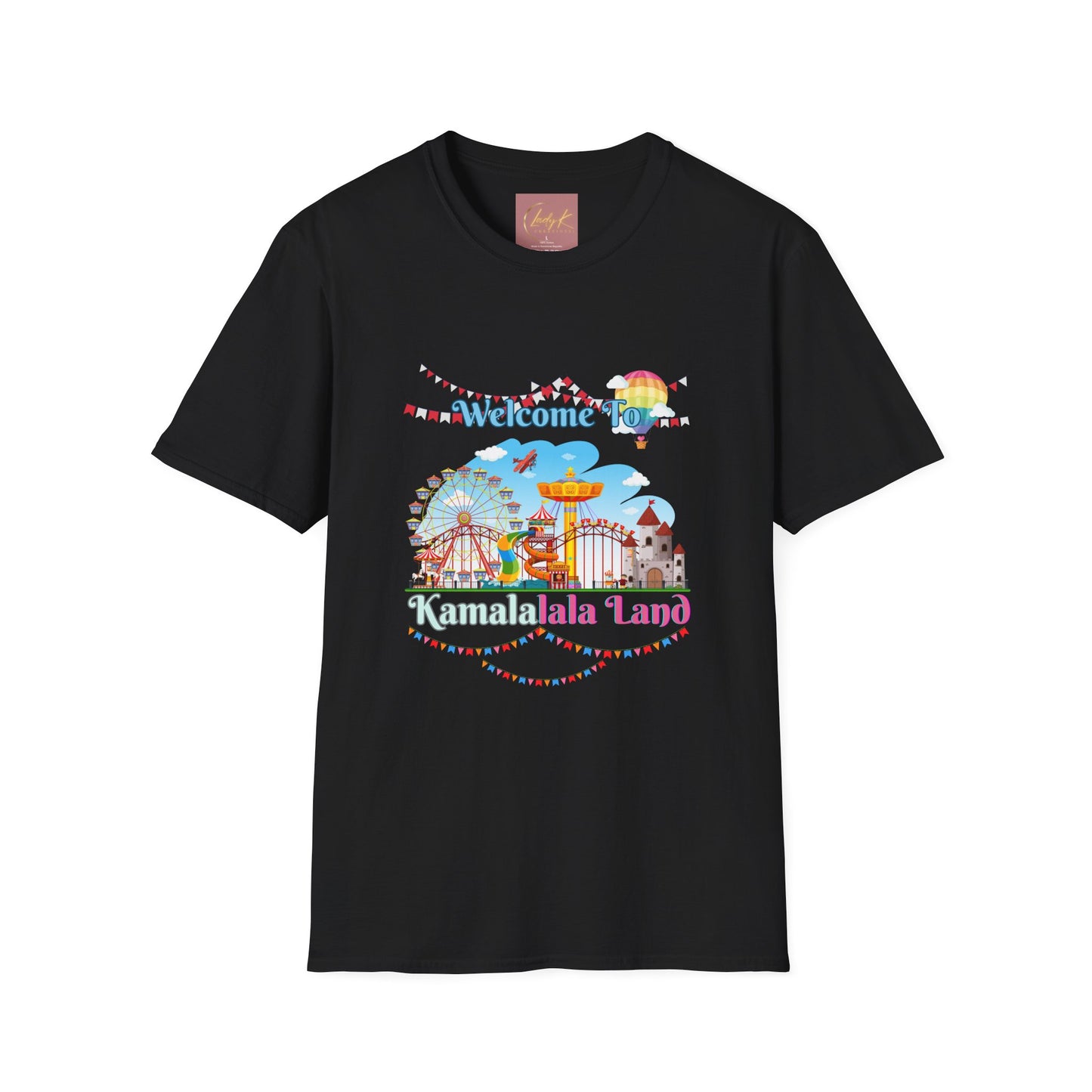 Kamala lalaland Unisex Soft-style T-shirt, Presidential Candidate Unisex Softstyle T-Shirt, Election 2024, Election Season, USA Politics, Equality Shirt