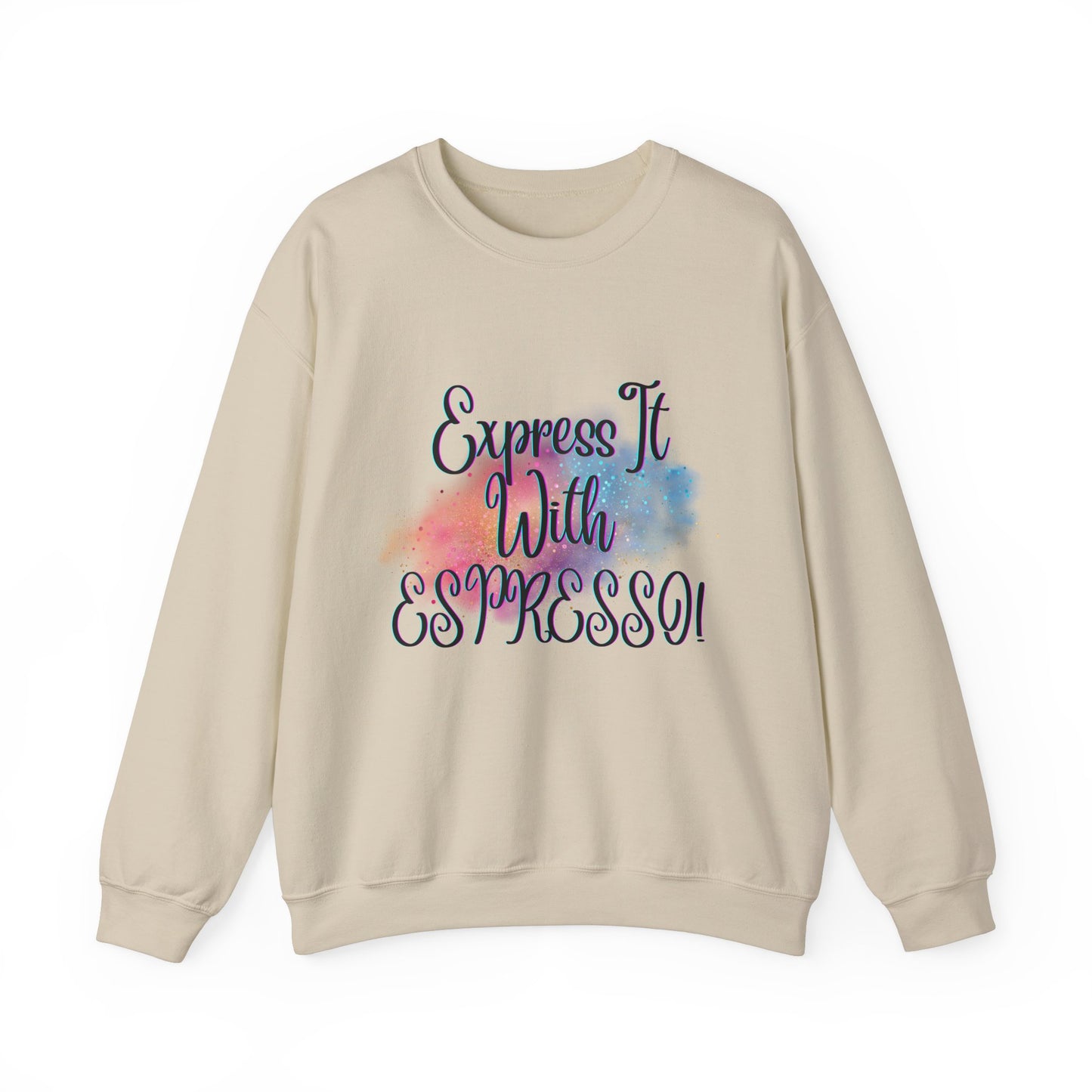 Express It Espresso Unisex Heavy Blend™ Crewneck Sweatshirt