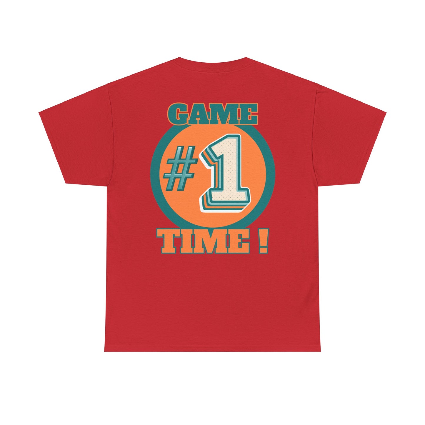 Miami Dolphins NFL Inspired Game Time Unisex Heavy Cotton Tee, Fantasy Football, Superbowl
