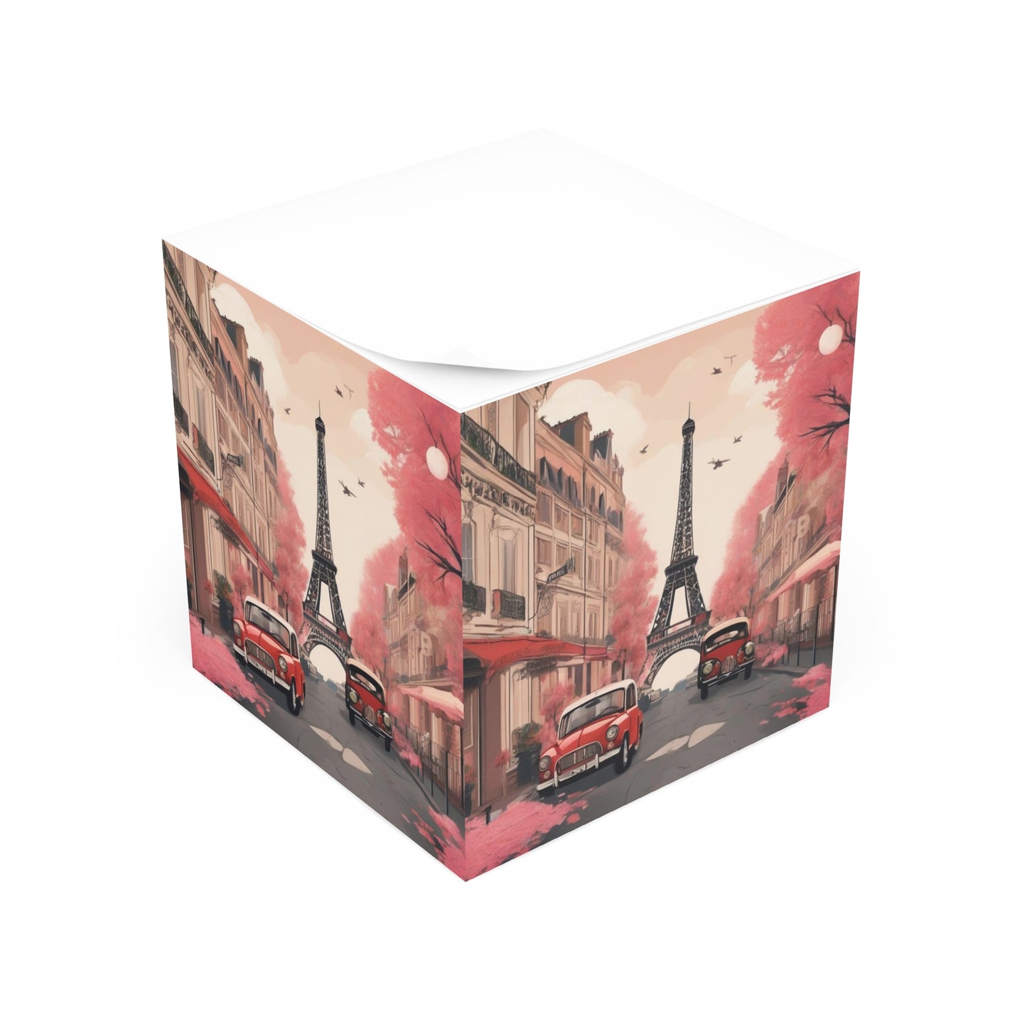 Paris Note Cube