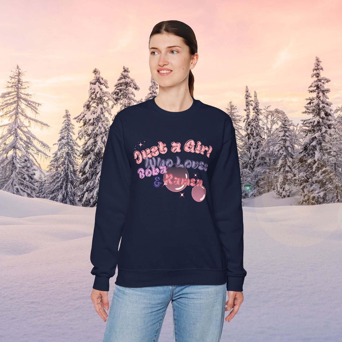 Boba and Ramen Love Sweatshirt
