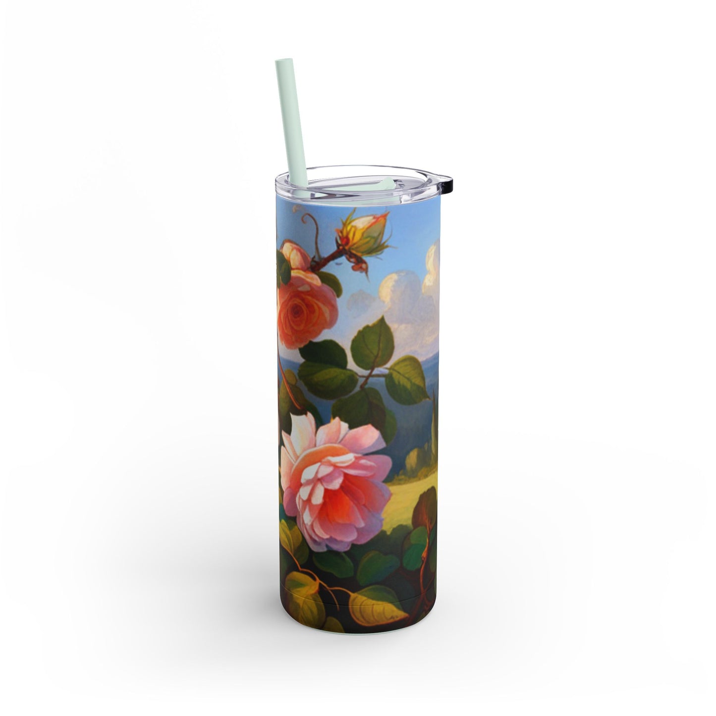 Tumbler - Scenery of Roses Maars Maker Skinny Matte Tumbler, 20oz