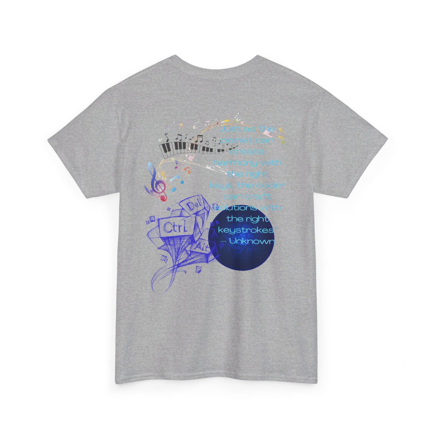 It's All In The Keys Unisex Heavy Cotton Tee