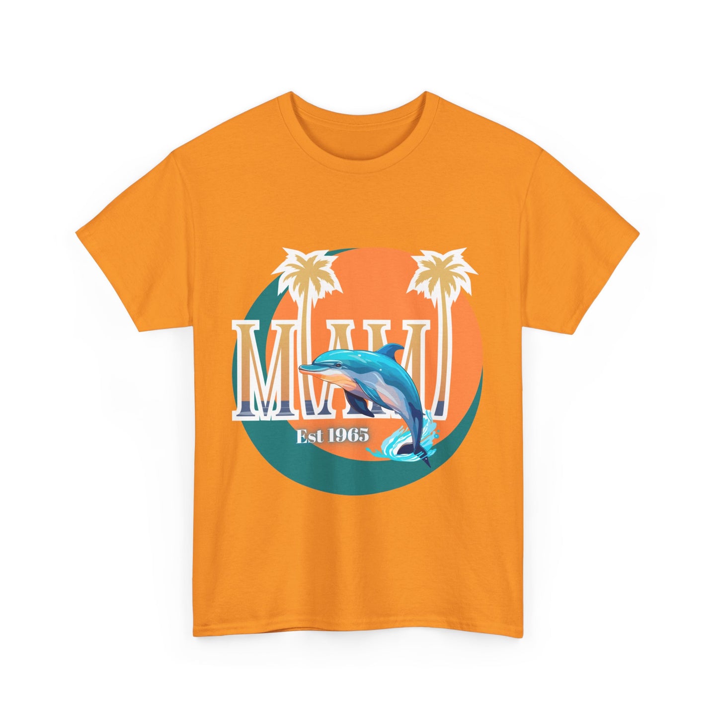 Miami Dolphins NFL Inspired Game Time Unisex Heavy Cotton Tee, Fantasy Football, Superbowl