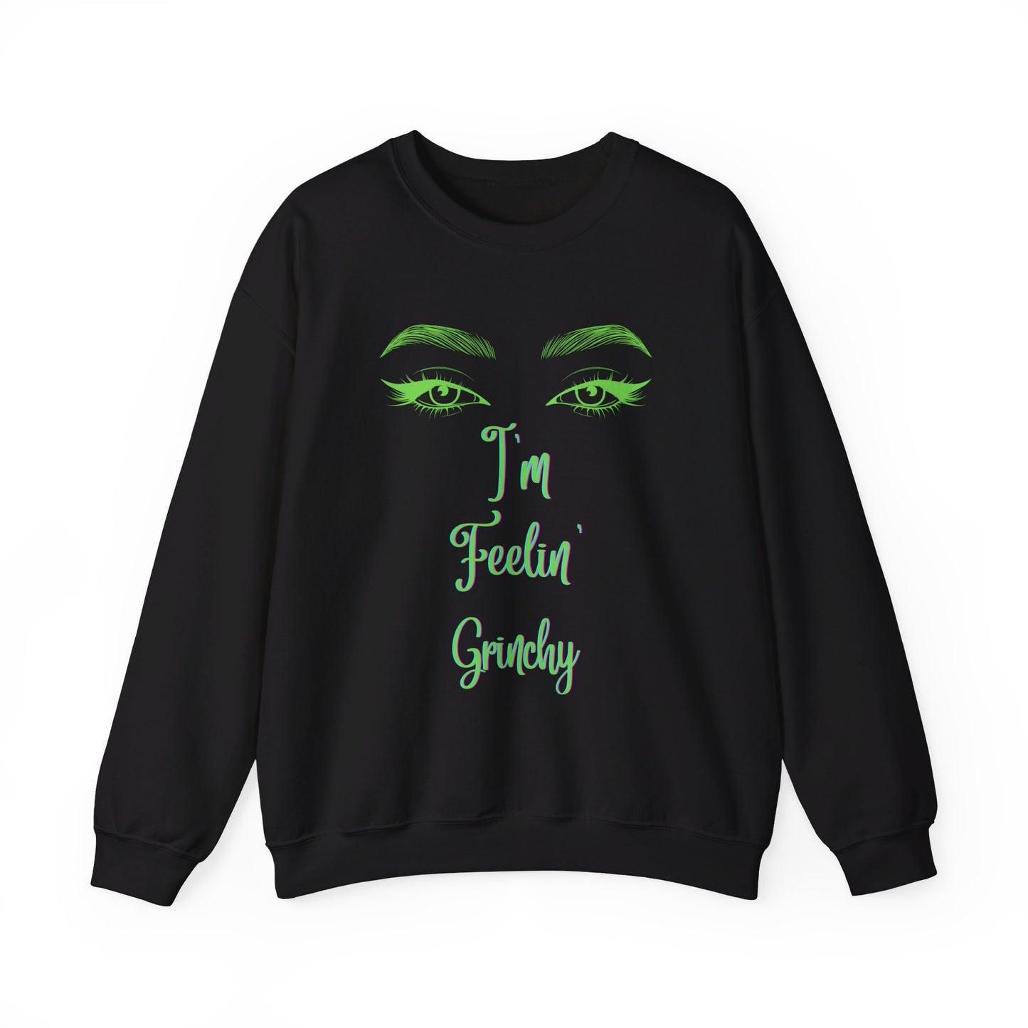Feelin Grinchy Unisex Heavy Blend™ Crewneck Sweatshirt