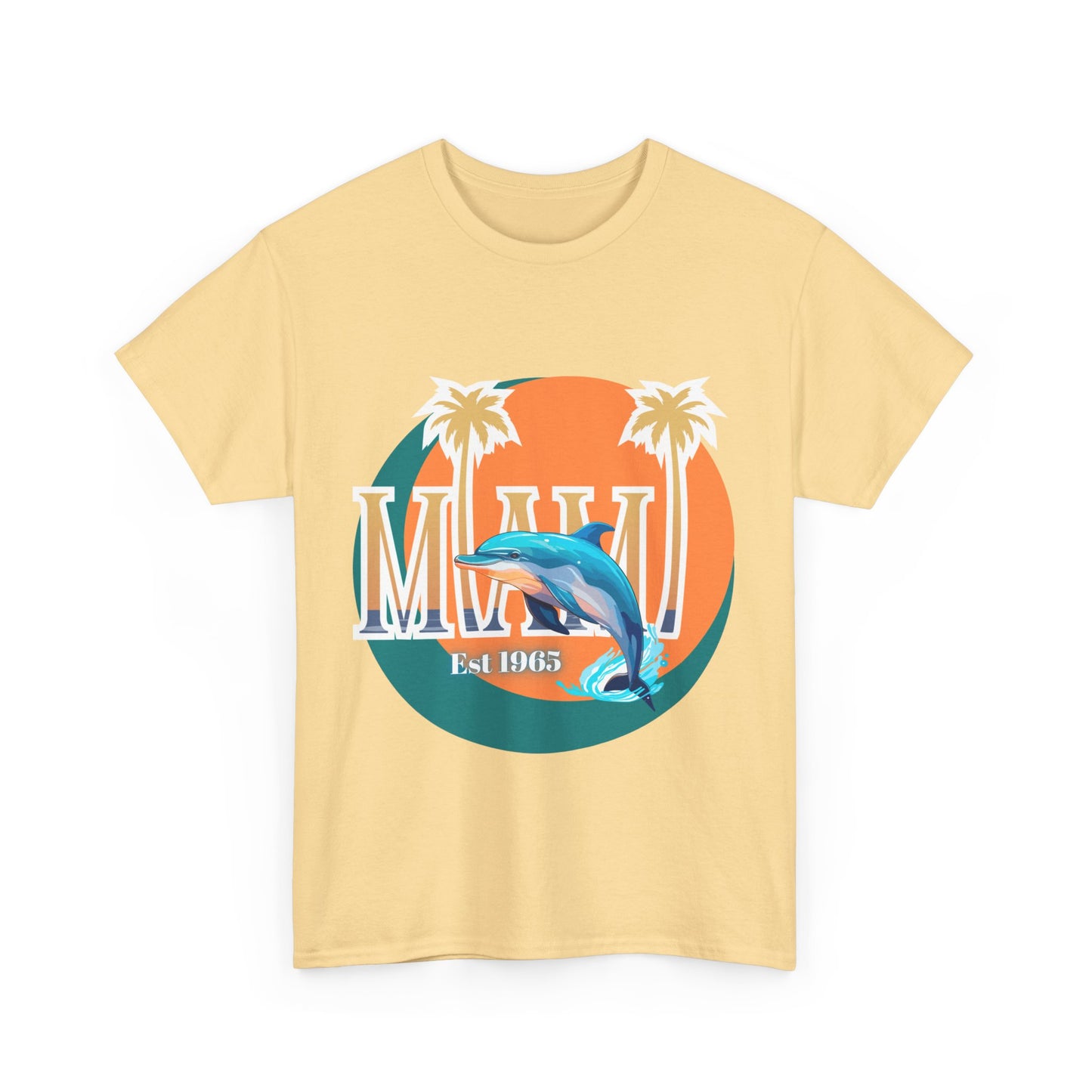 Miami Dolphins NFL Inspired Game Time Unisex Heavy Cotton Tee, Fantasy Football, Superbowl