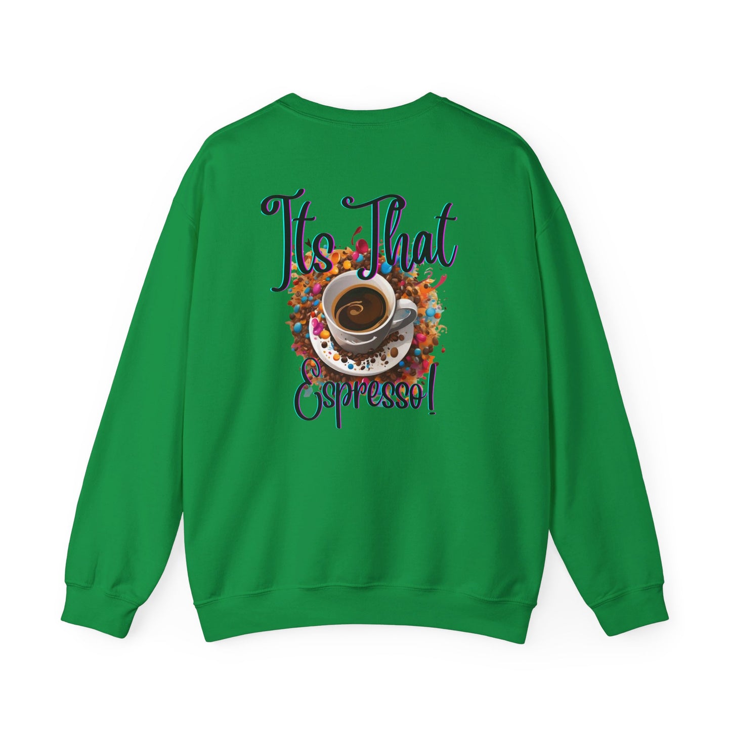 Seeing in HD Espresso Unisex Heavy Blend™ Crewneck Sweatshirt