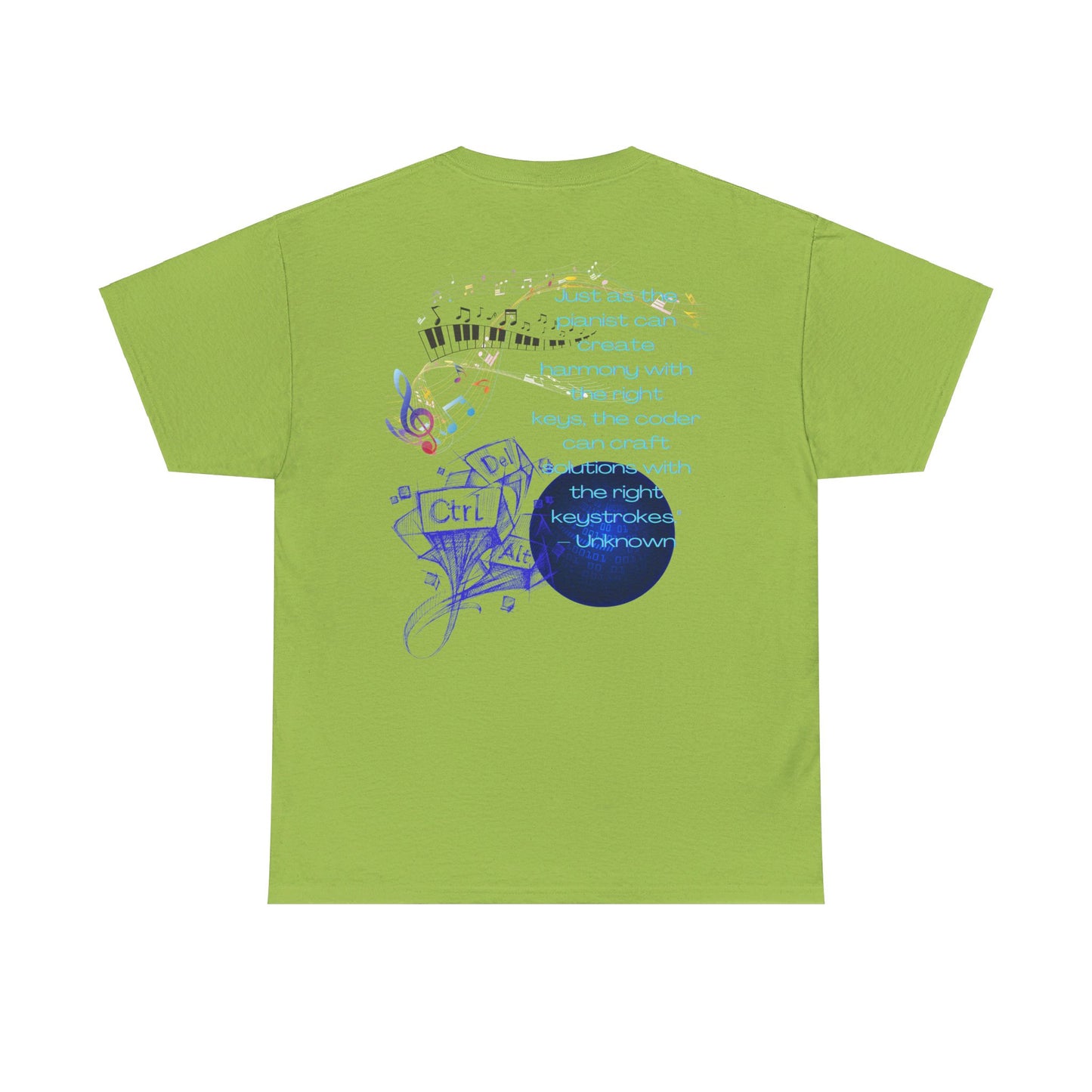 It's All In The Keys Unisex Heavy Cotton Tee