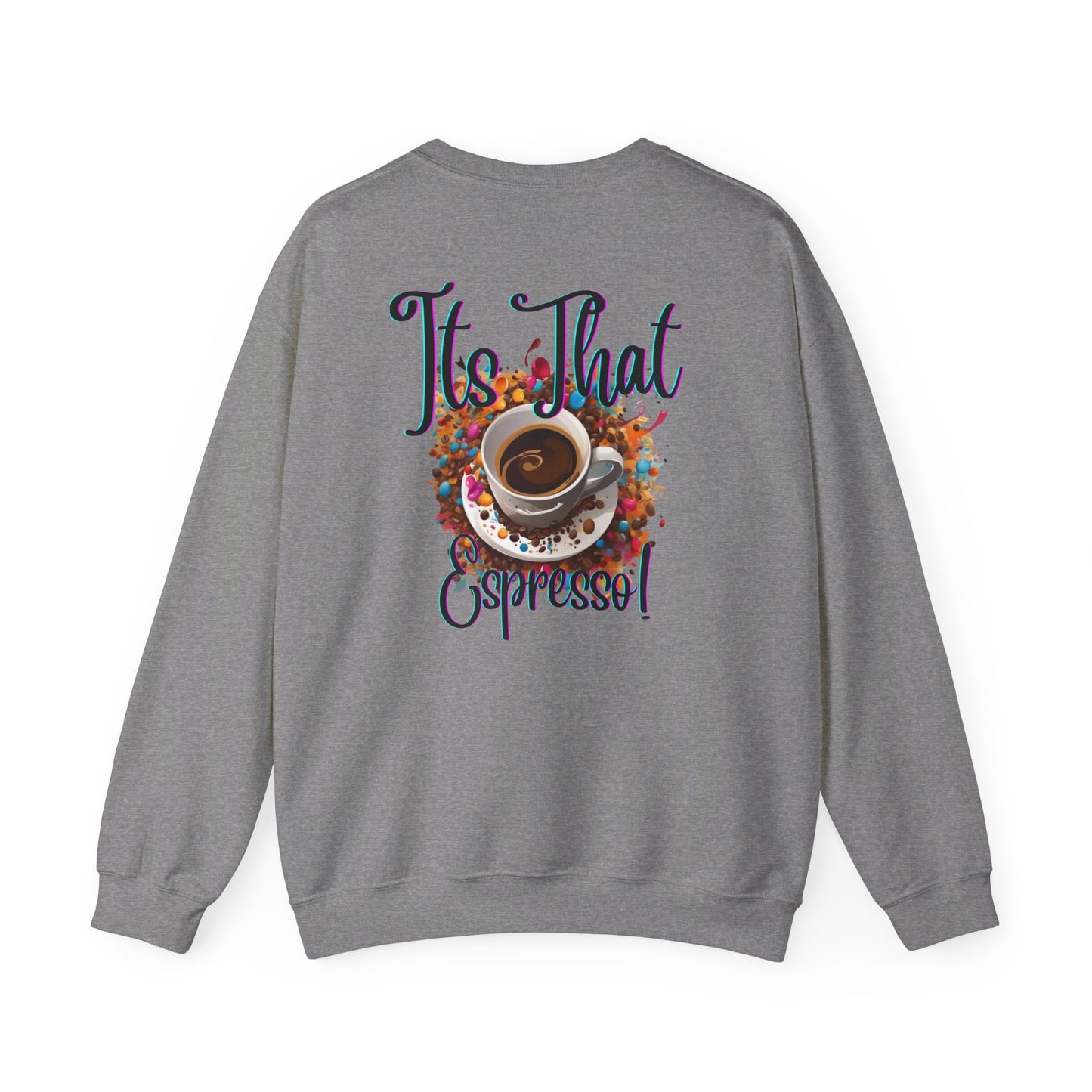 Seeing in HD Espresso Unisex Heavy Blend™ Crewneck Sweatshirt