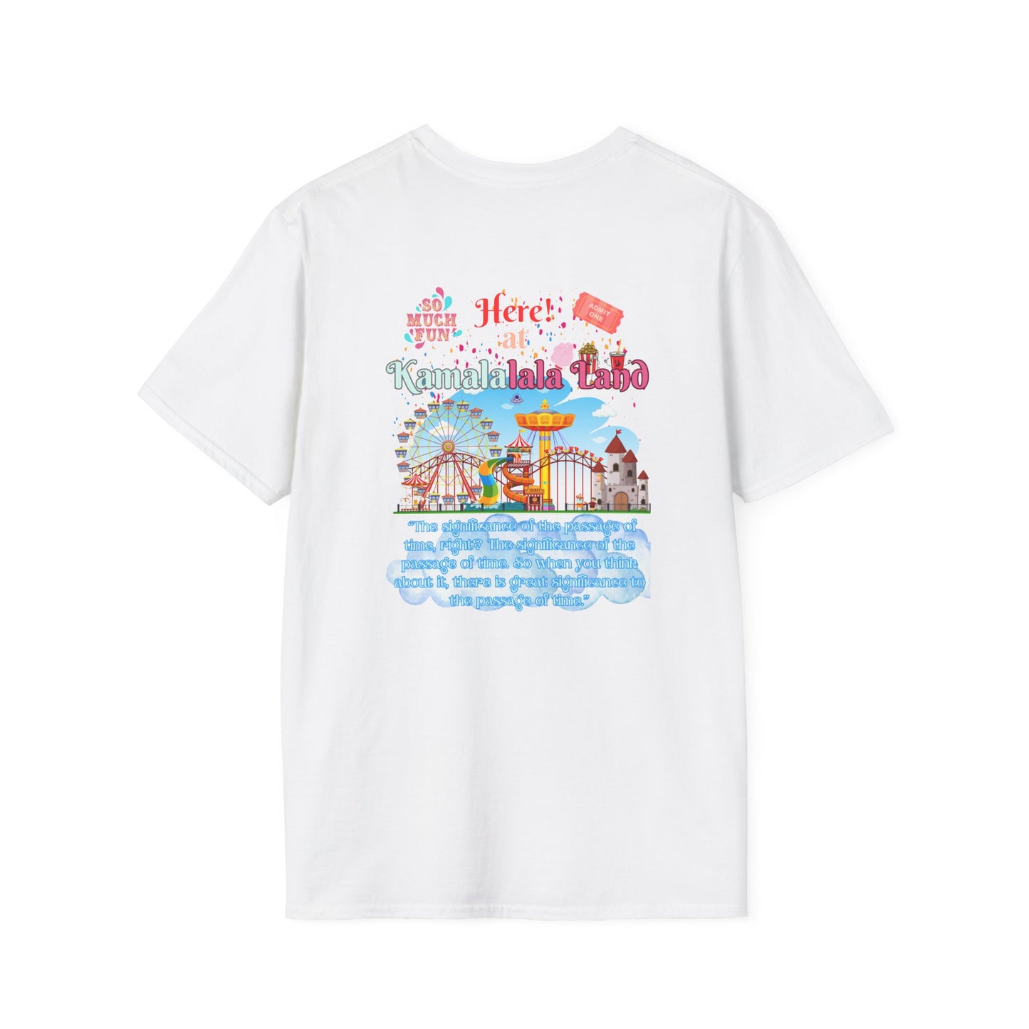 Kamala lalaland Unisex Soft-style T-shirt, Presidential Candidate Unisex Softstyle T-Shirt, Election 2024, Election Season, USA Politics, Equality Shirt