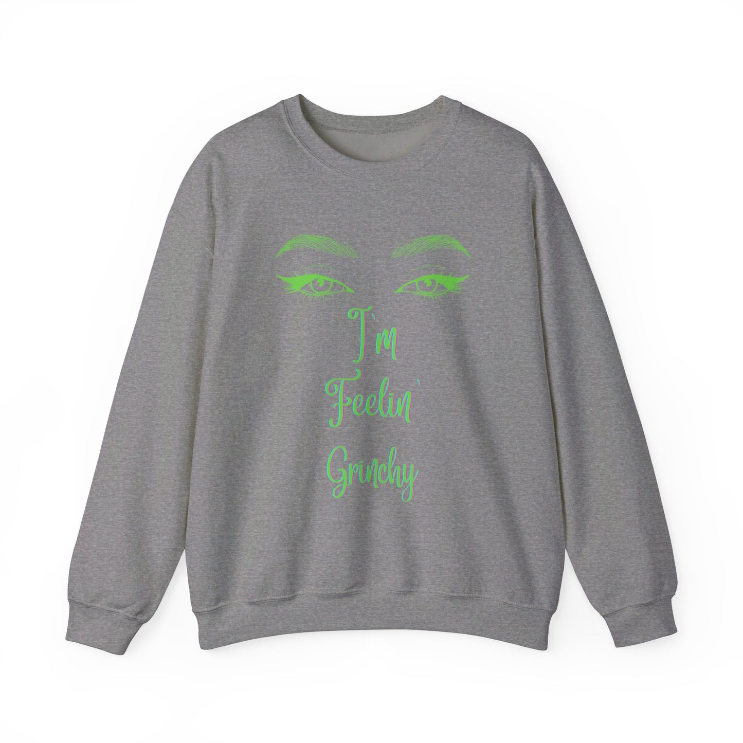 Feelin Grinchy Unisex Heavy Blend™ Crewneck Sweatshirt