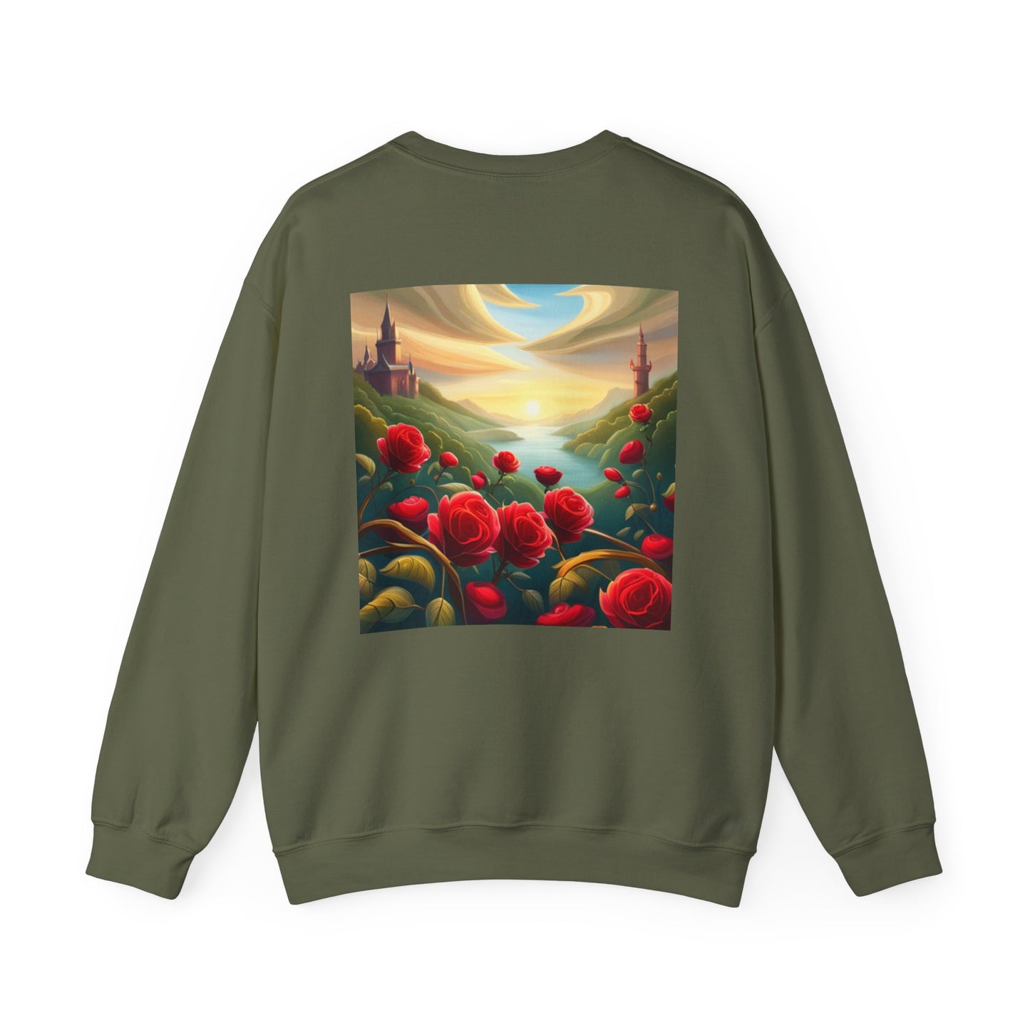 Far Away Fairytales Unisex Heavy Blend™ Crewneck Sweatshirt, Cozy Winter Wear, Fairytales Clothing, Storybook Fashion, Gift For Book Lovers