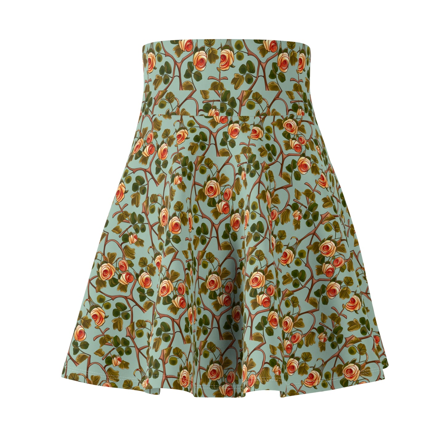 Floral Women's Skater Skirt AOP, Versatile Fit, Cozy and Soft, Casual Look