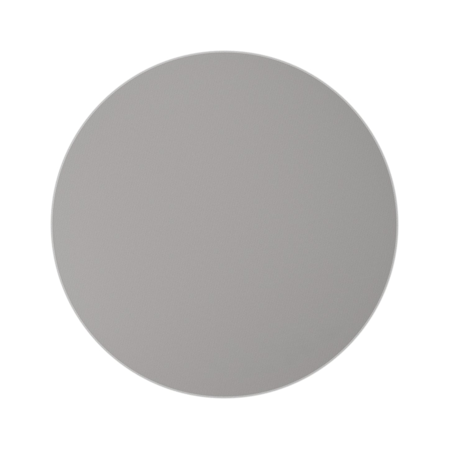 Silver Peacock Round Rug - Boho Chic Home Decor Accent, 36-inch Living Room