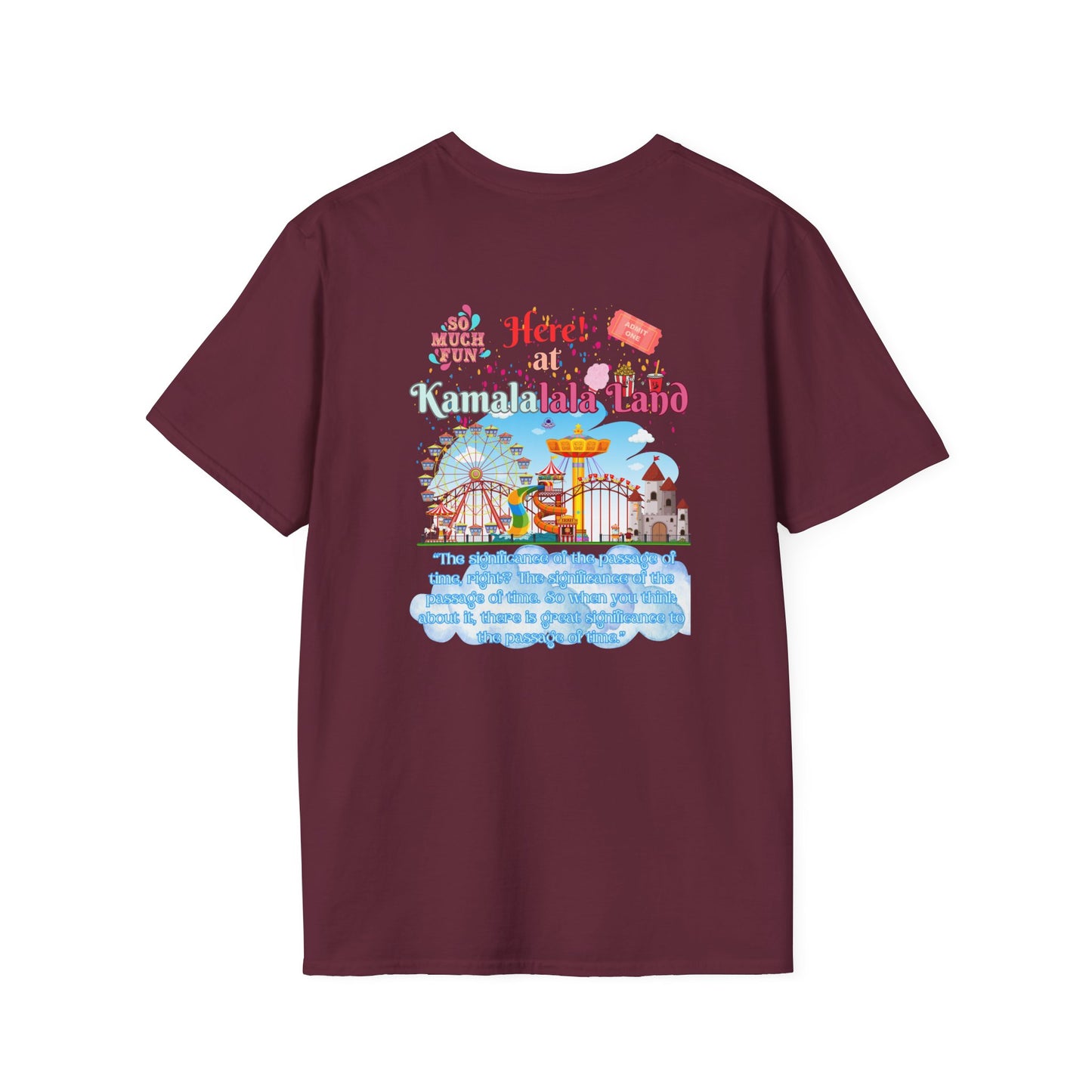Kamala lalaland Unisex Soft-style T-shirt, Presidential Candidate Unisex Softstyle T-Shirt, Election 2024, Election Season, USA Politics, Equality Shirt