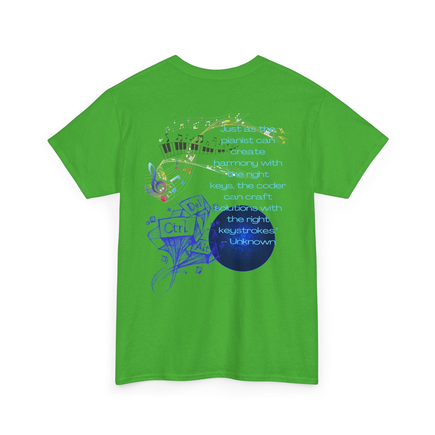 The Right Keys Unisex Tee, Pianist and Coder Gift, Music and Tech Lover Shirt, Programmer and Musician Top, Keyboardist