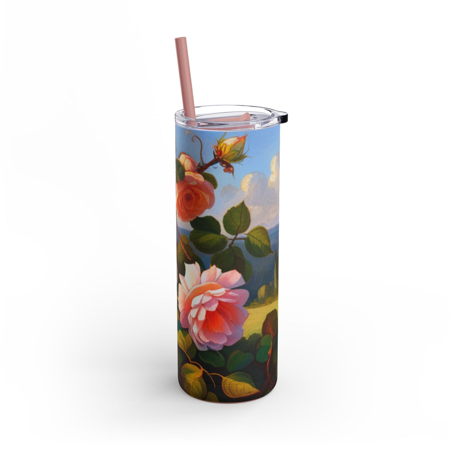 Tumbler - Scenery of Roses Maars Maker Skinny Matte Tumbler, 20oz