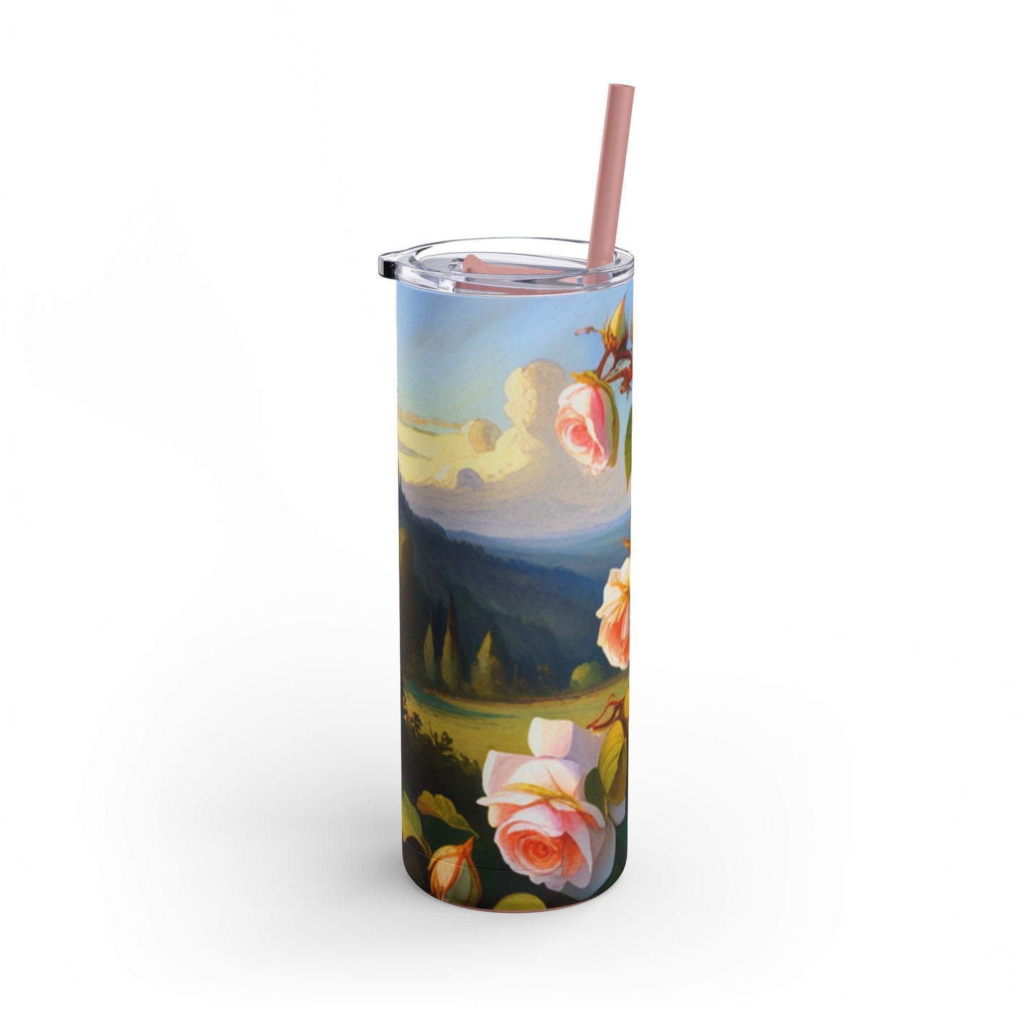 Tumbler - Scenery of Roses Maars Maker Skinny Matte Tumbler, 20oz