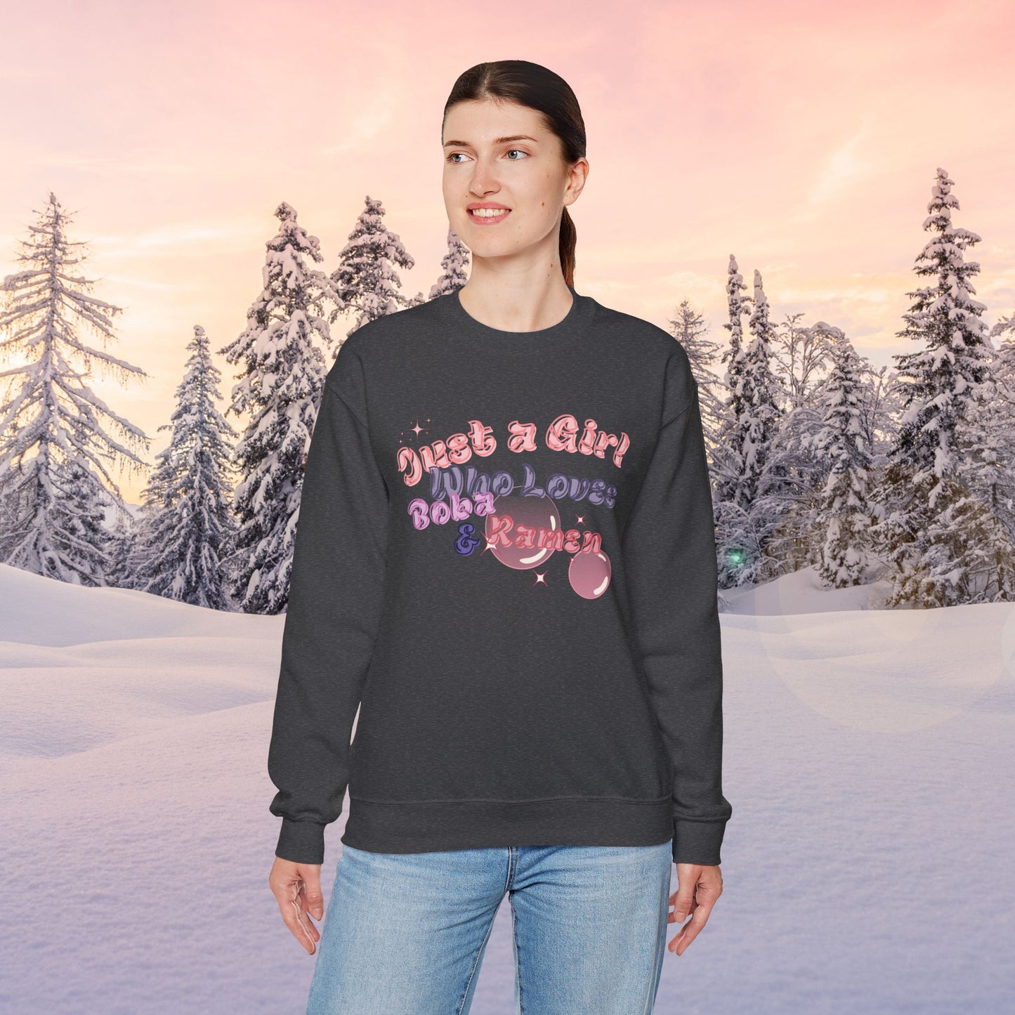 Boba and Ramen Love Sweatshirt