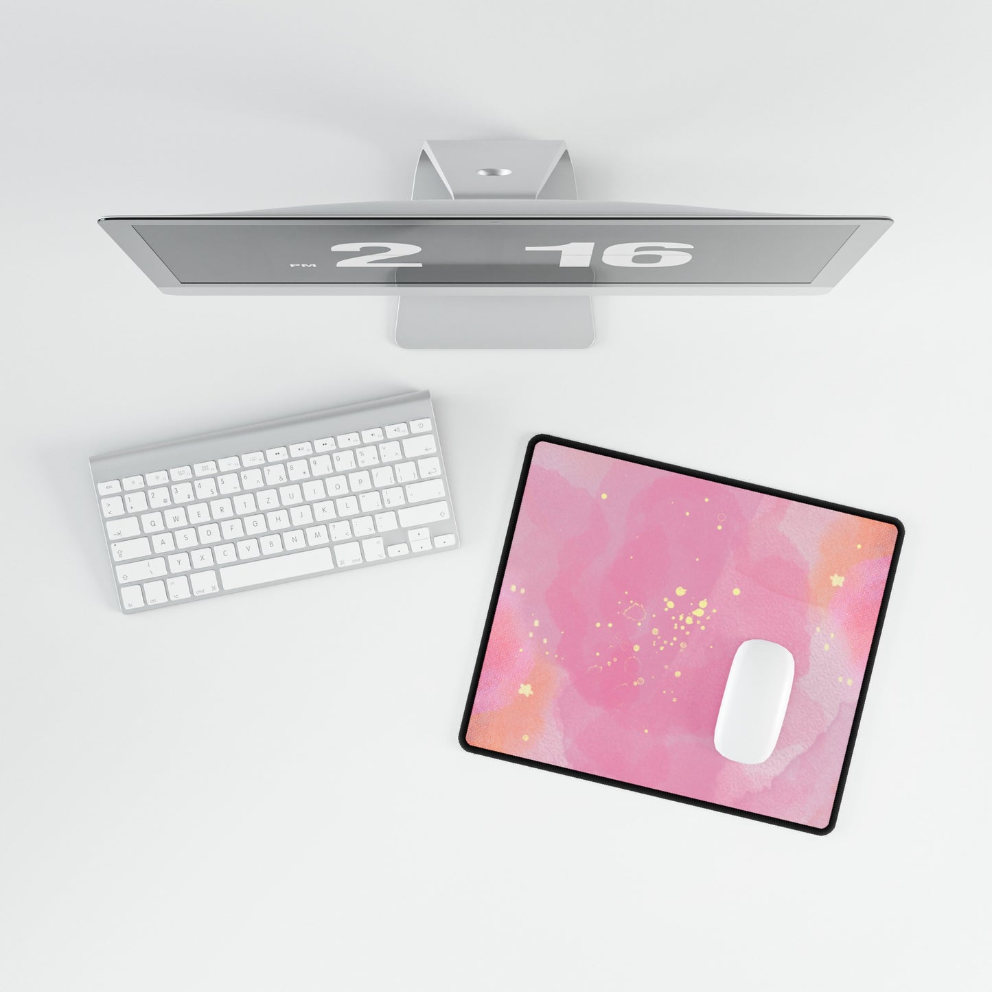 Watermark in Pink Desk Mat | Large Sizes | Office Decor | Desk Accessories