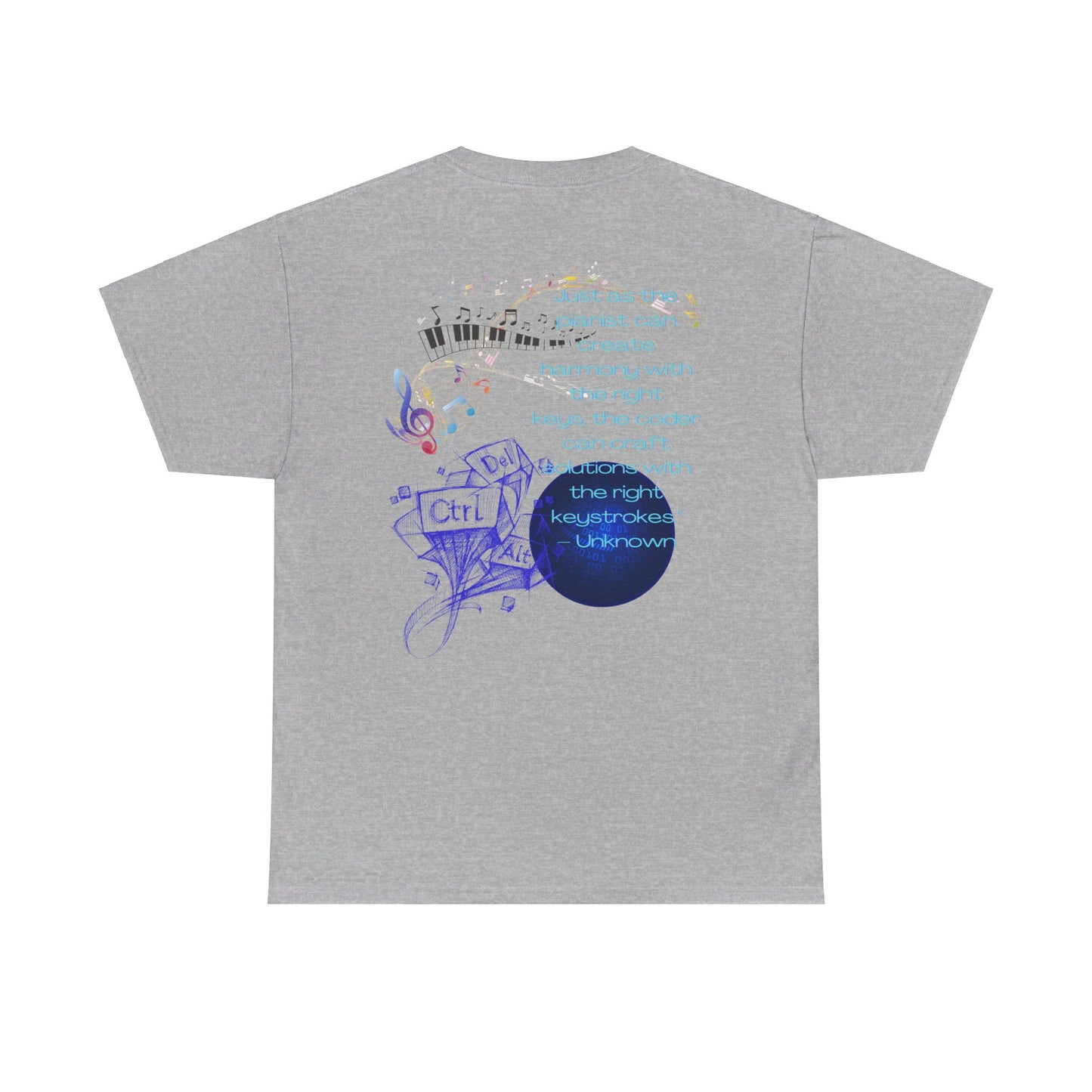 It's All In The Keys Unisex Heavy Cotton Tee